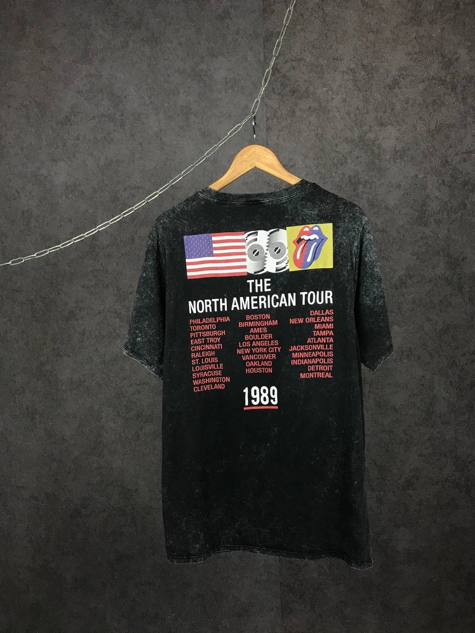 Band Tees × The Rolling Stones The Rolling Stones vintage rock band tour overprinted tee Size US L / EU 52-54 / 3 - 2 Thumbnail