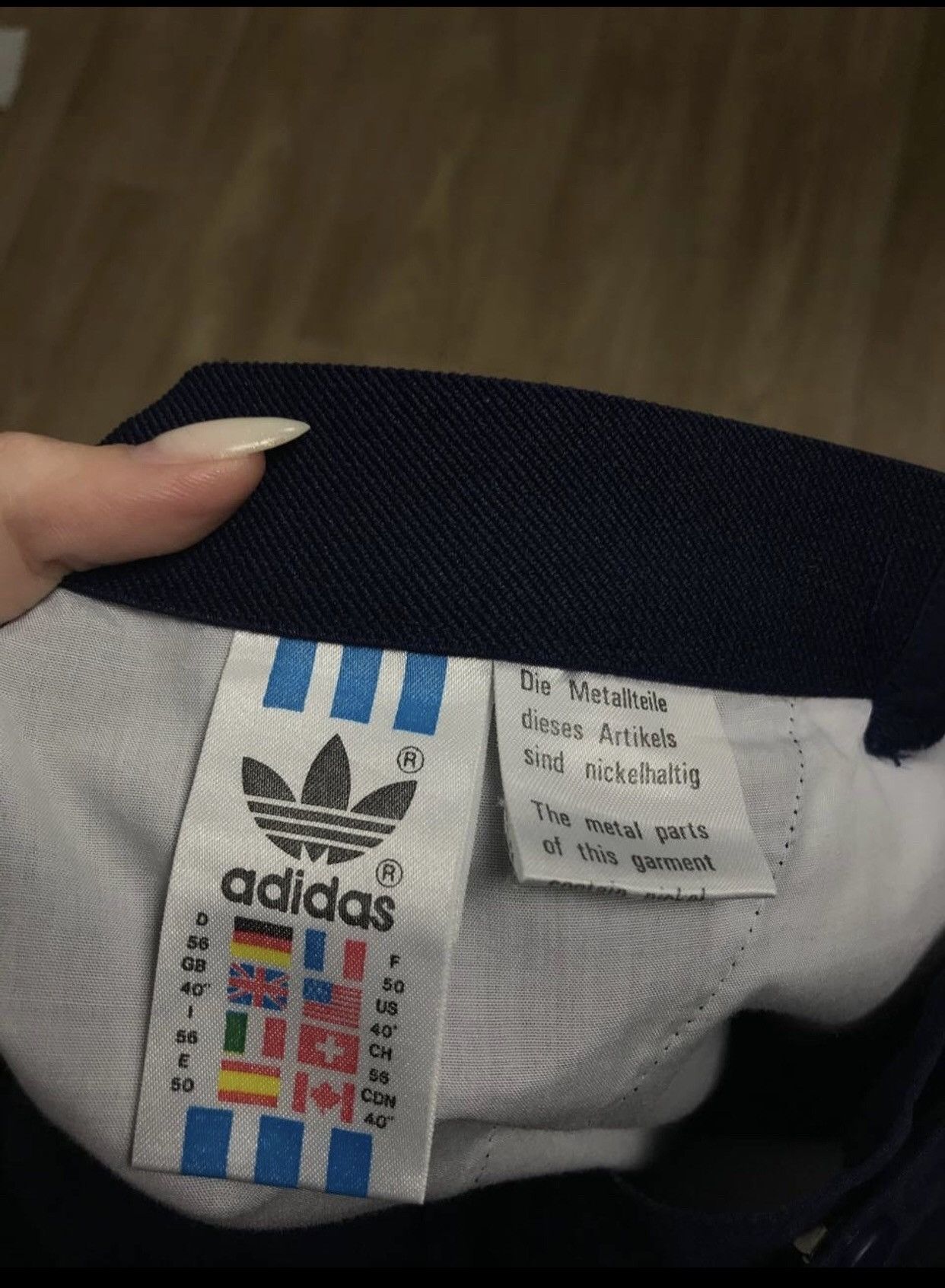 Adidas × Vintage Adidas vintage streetwear navy blue shorts Size US 38 / EU 54 - 5 Thumbnail