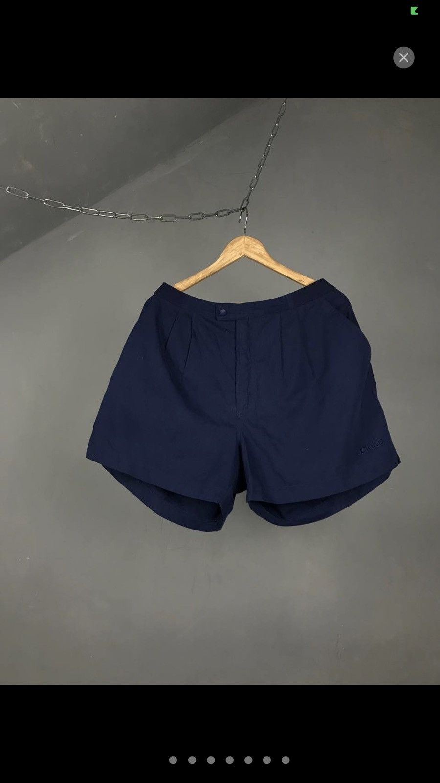 Adidas × Vintage Adidas vintage streetwear navy blue shorts Size US 38 / EU 54 - 1 Thumbnail