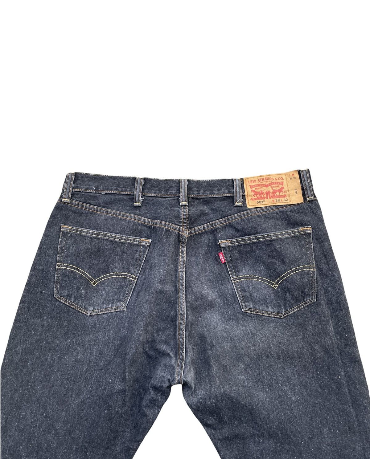 Levi's Levi’s 501 e Haiti Black Denim Size US 37 - 8 Thumbnail