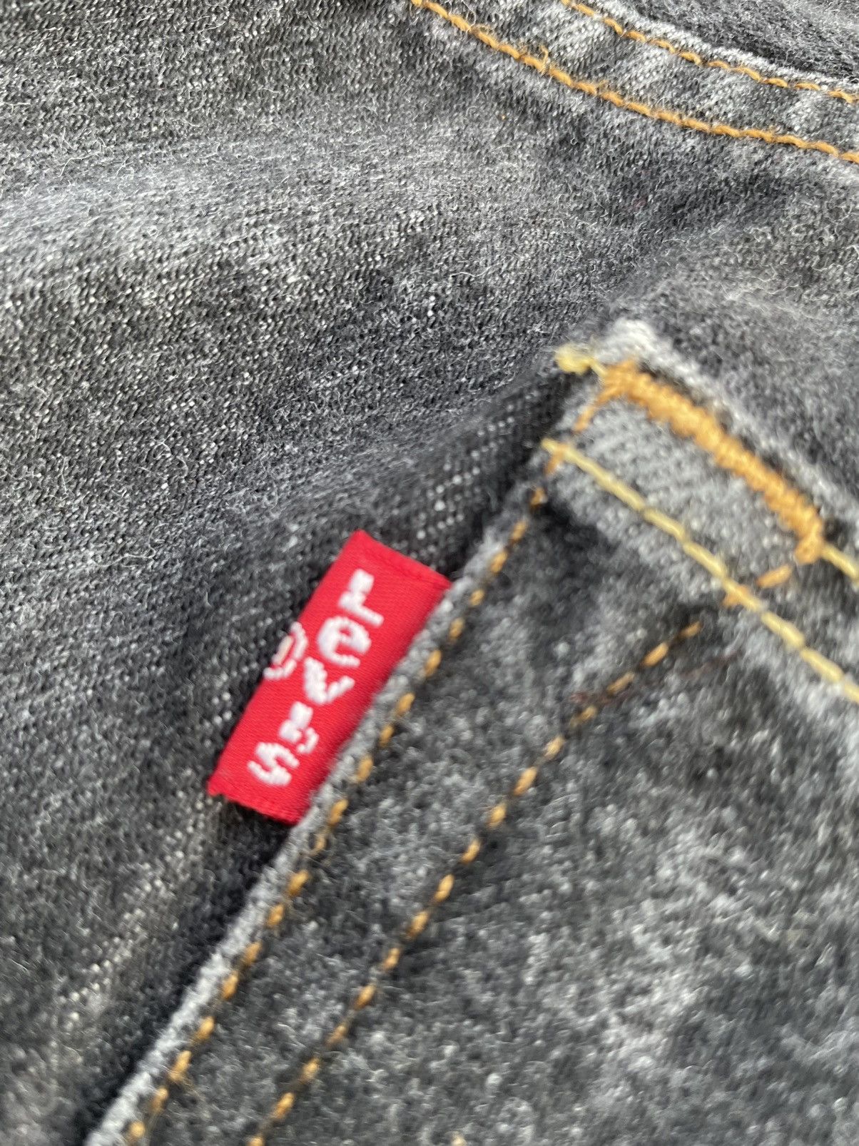 Levi's Levi’s 501 e Haiti Black Denim Size US 37 - 12 Thumbnail