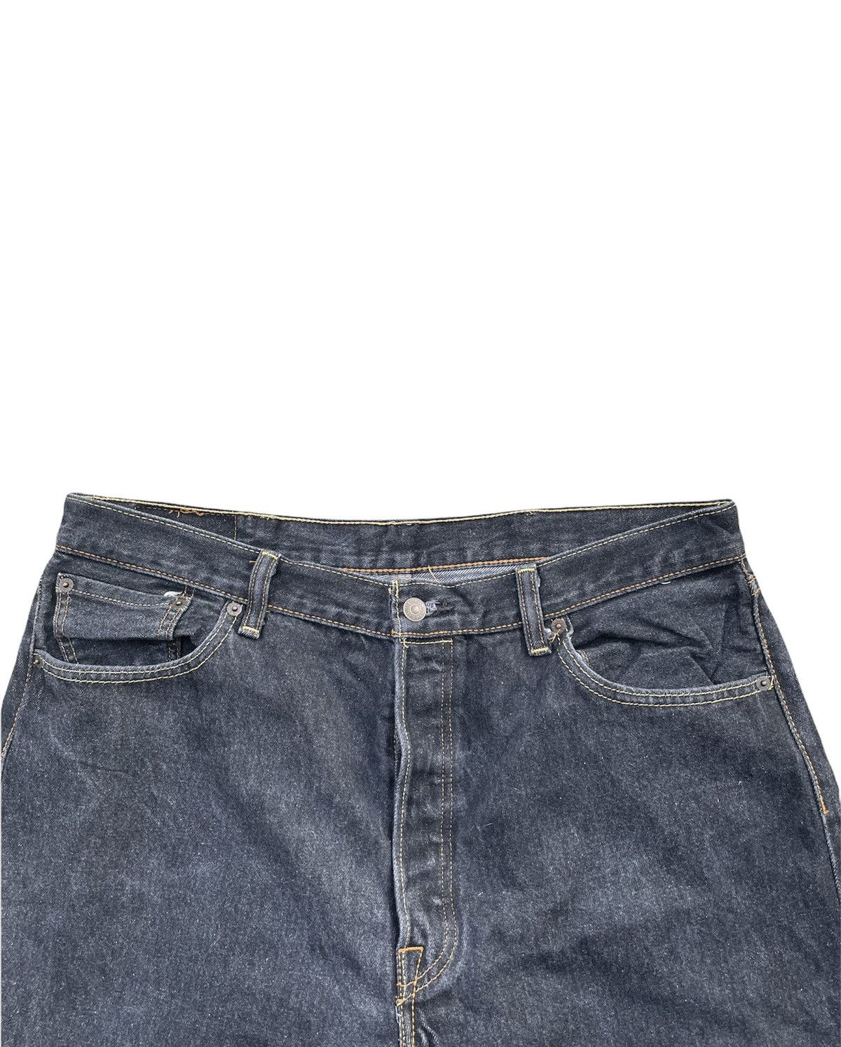 Levi's Levi’s 501 e Haiti Black Denim Size US 37 - 4 Thumbnail