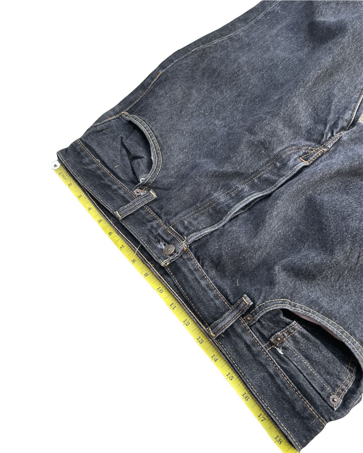 Levi's Levi’s 501 e Haiti Black Denim Size US 37 - 10 Thumbnail