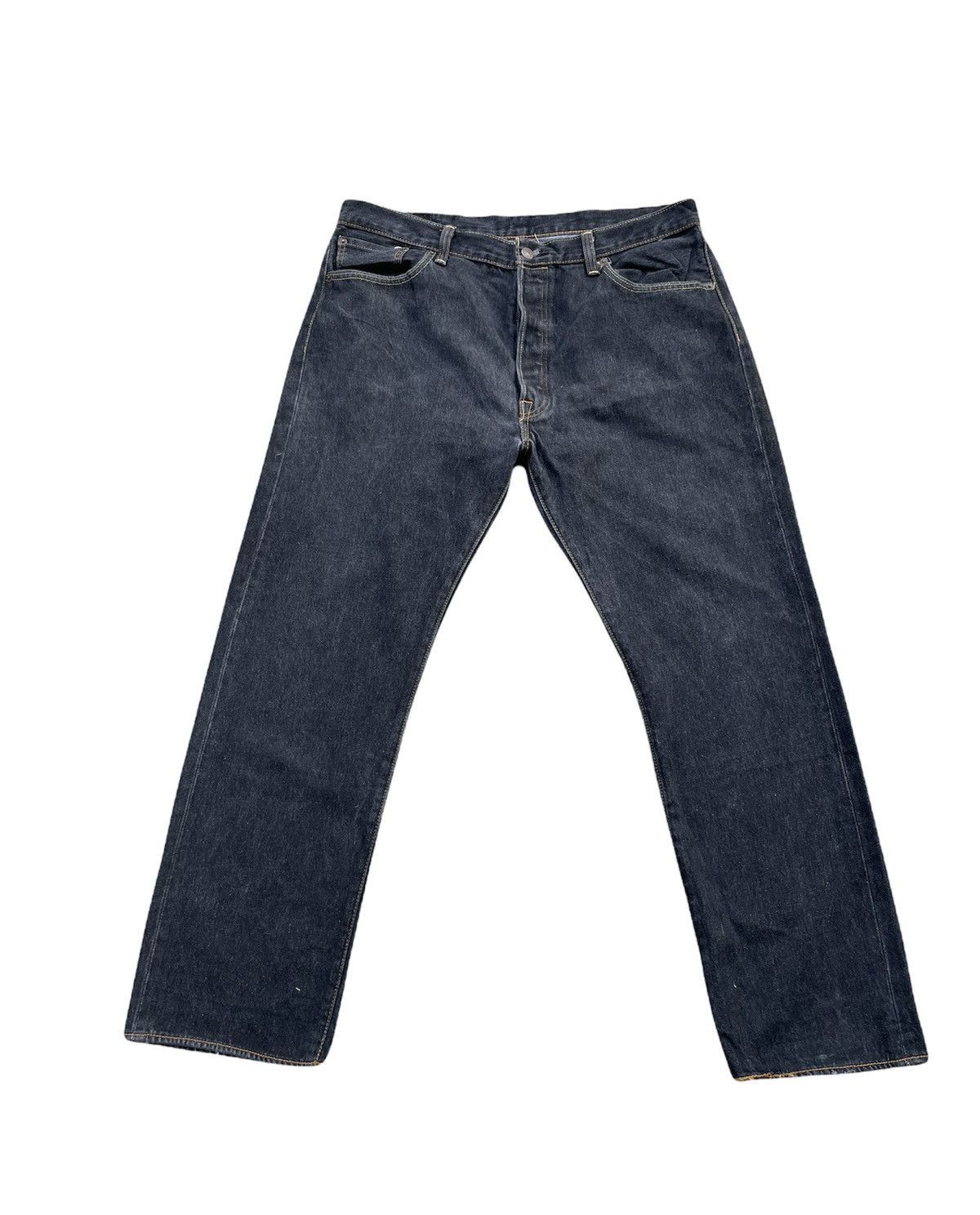 Levi's Levi’s 501 e Haiti Black Denim Size US 37 - 1 Thumbnail