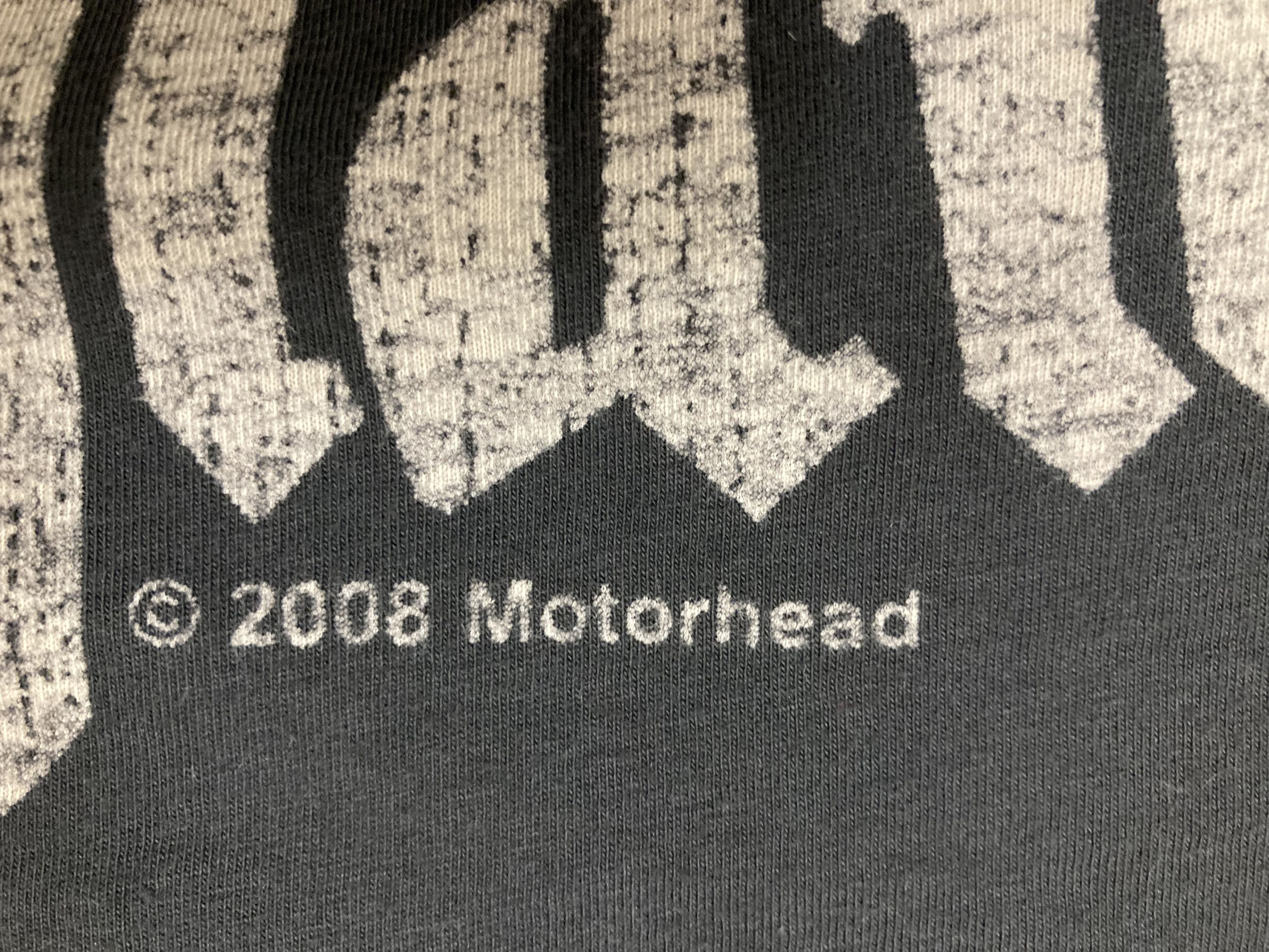 Band Tees × Vintage Vintage 2008 Motorhead Legendary England Tee Size US M / EU 48-50 / 2 - 6 Thumbnail