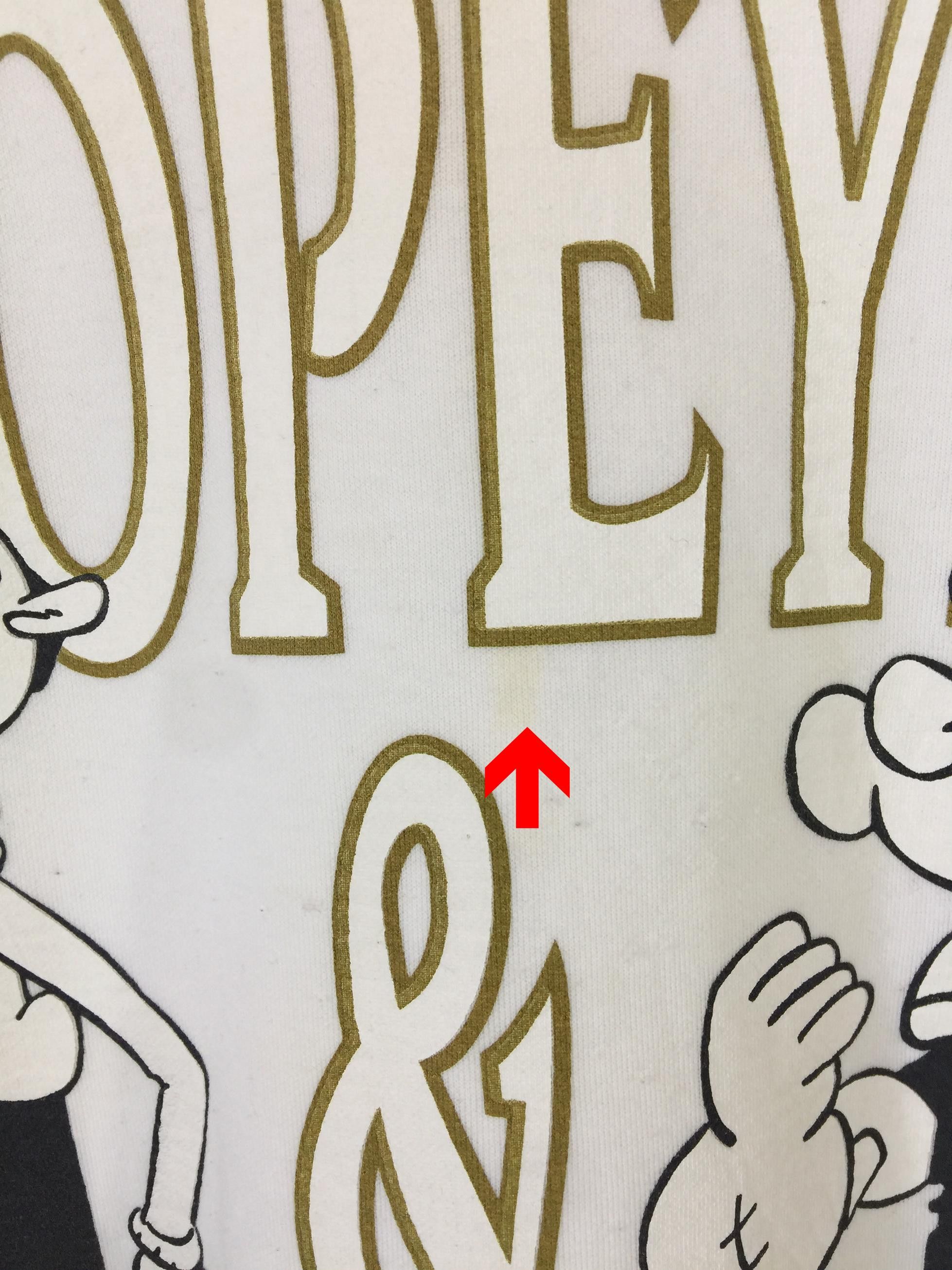 Vintage 90s popeye and olive sweatshirt