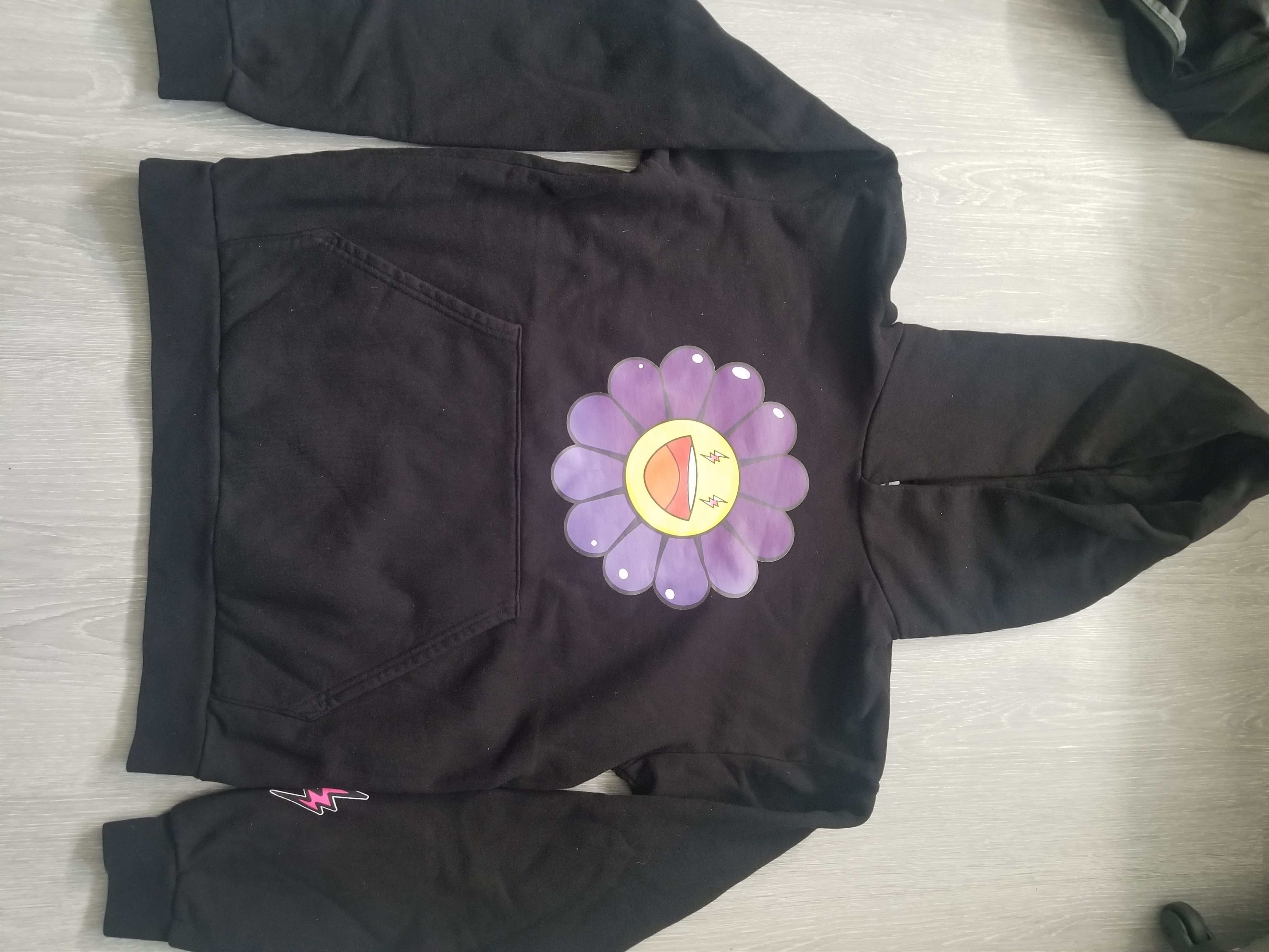村上隆 Takashi Murakami Reversible Boa Zip Hoodie
