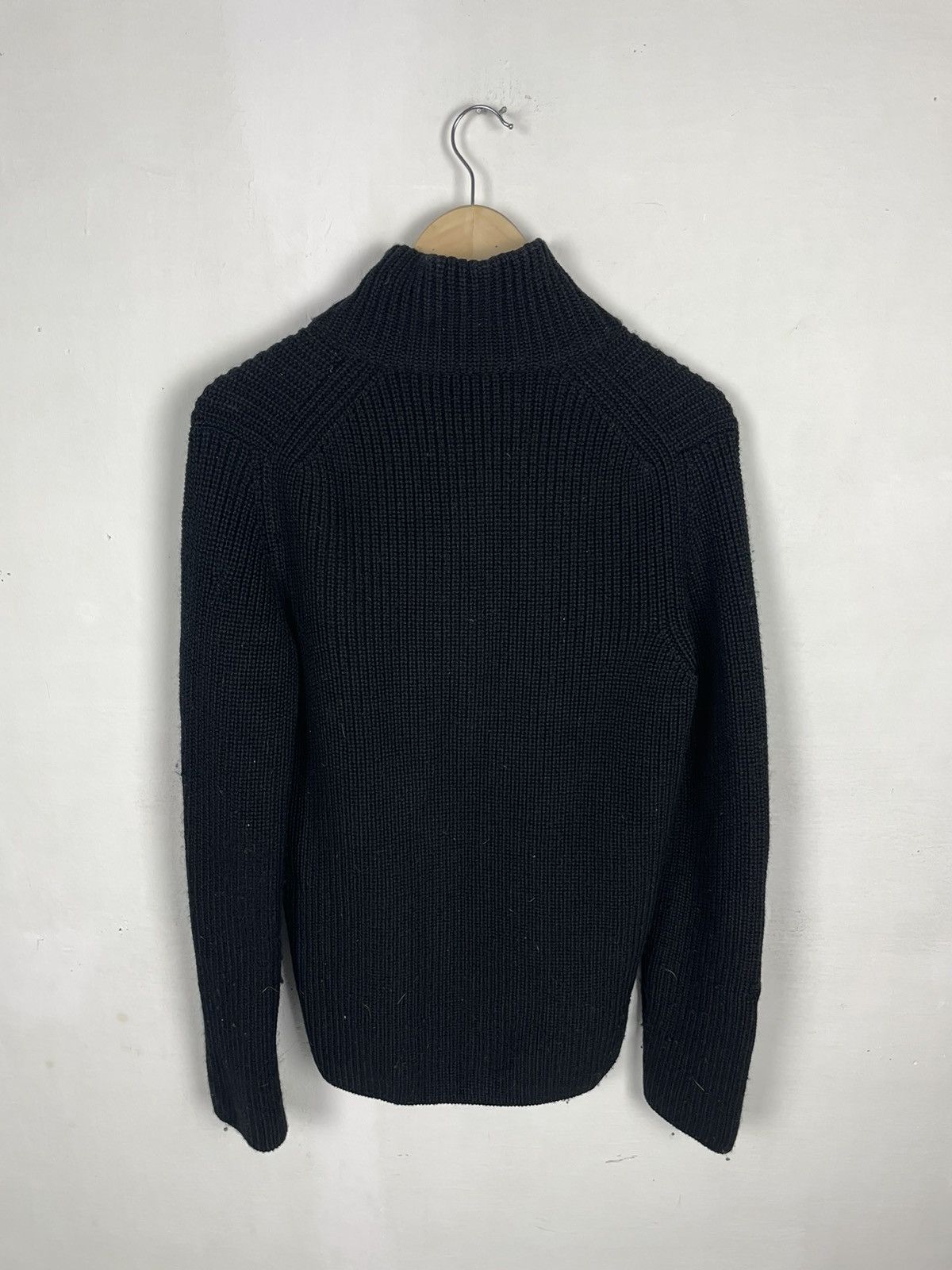トップス PRADA nylon wool ds knit black Prada Cotton sweatshirt with Re-Nylon details | REVERSIBLE