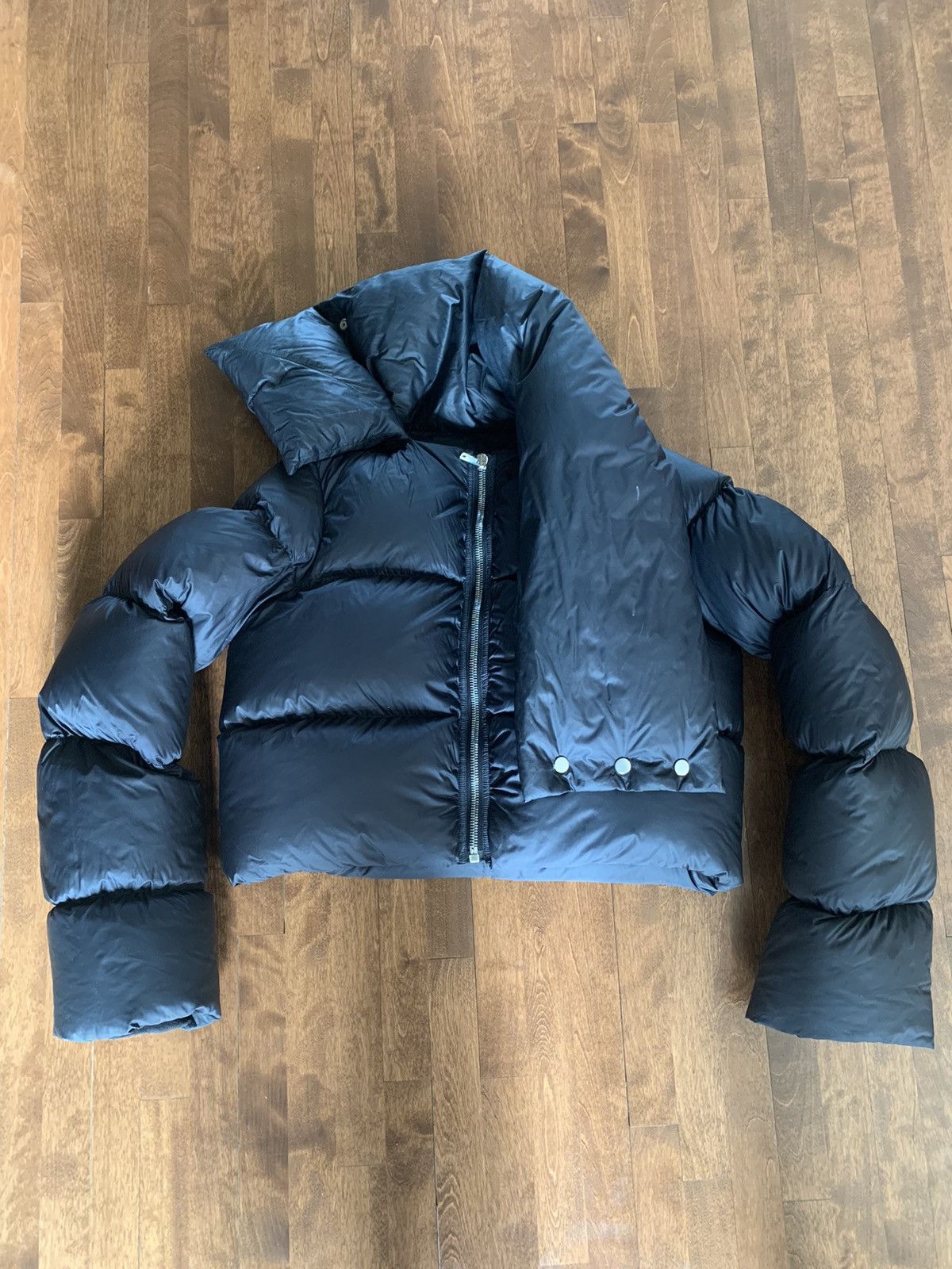Rick Owens FW18 Sisyphus Cropped Down Puffer | Grailed