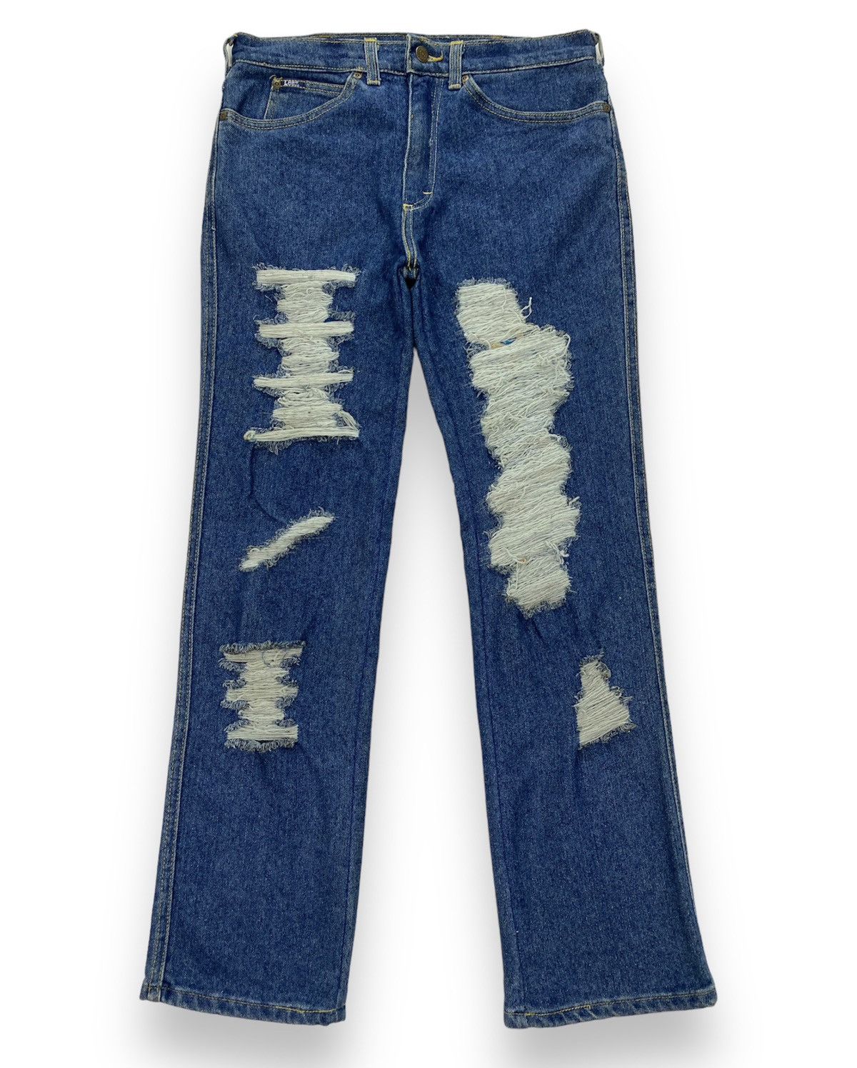 Lee Lee X Sample Reworked Distressed Jeans Size US 32 / EU 48 - 1 Thumbnail