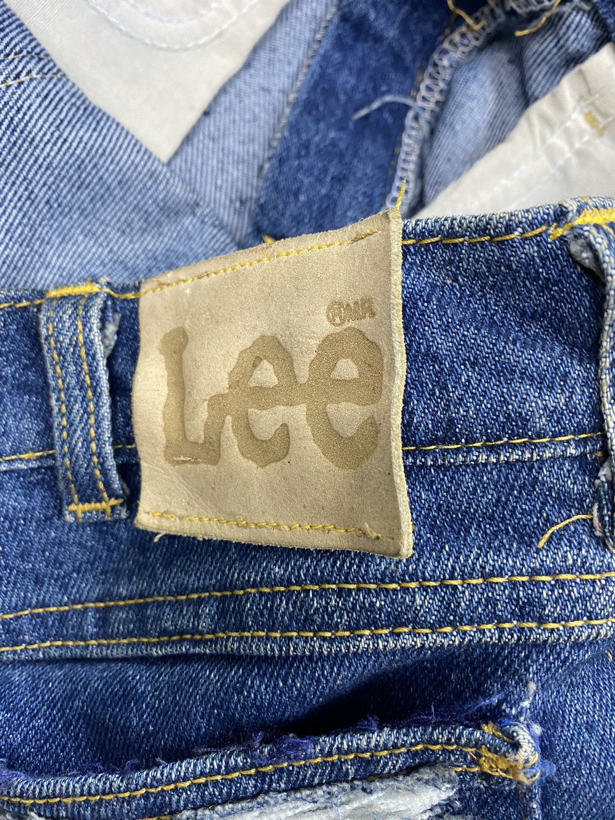 Lee Lee X Sample Reworked Distressed Jeans Size US 32 / EU 48 - 17 Thumbnail
