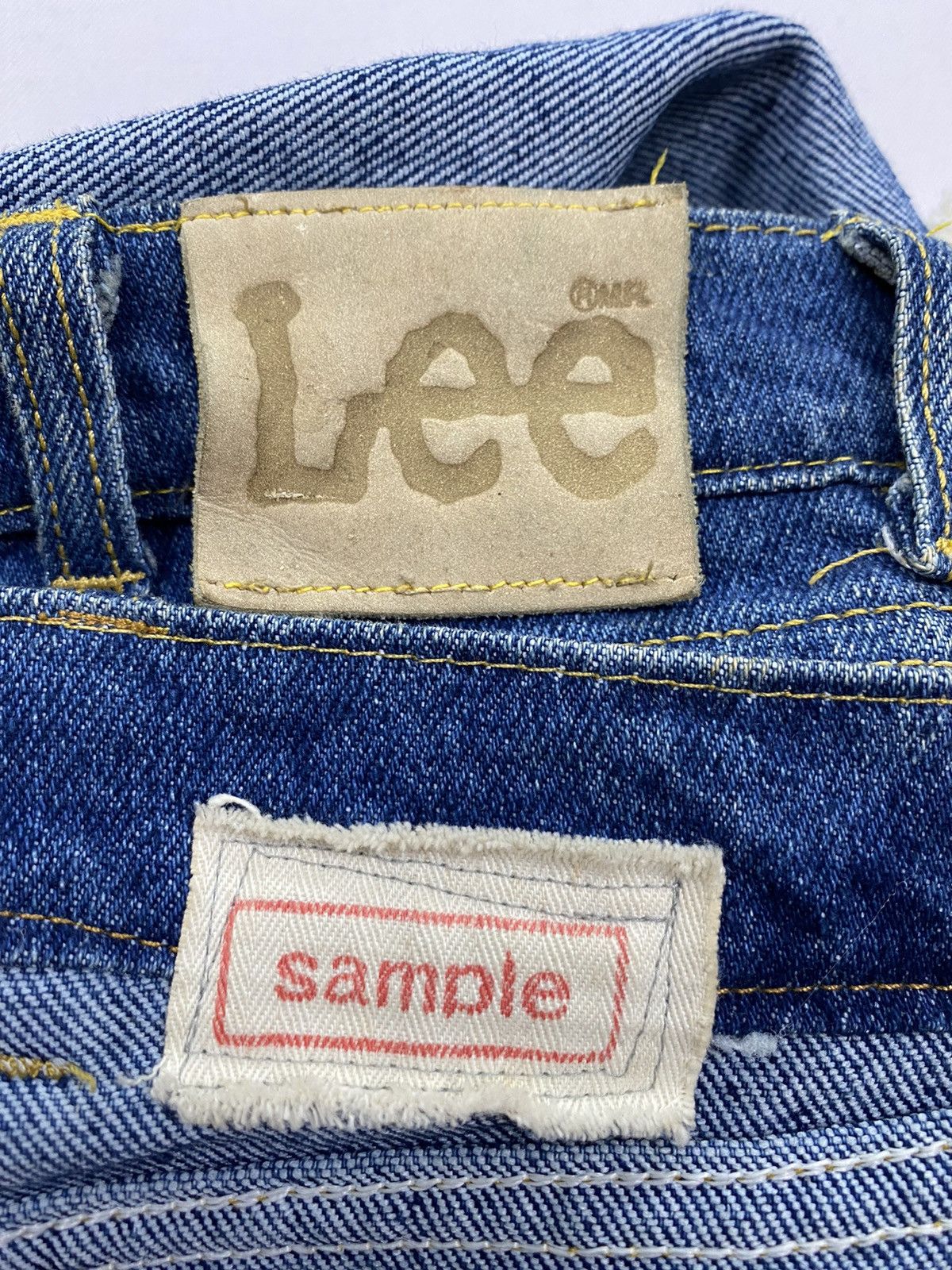 Lee Lee X Sample Reworked Distressed Jeans Size US 32 / EU 48 - 13 Thumbnail