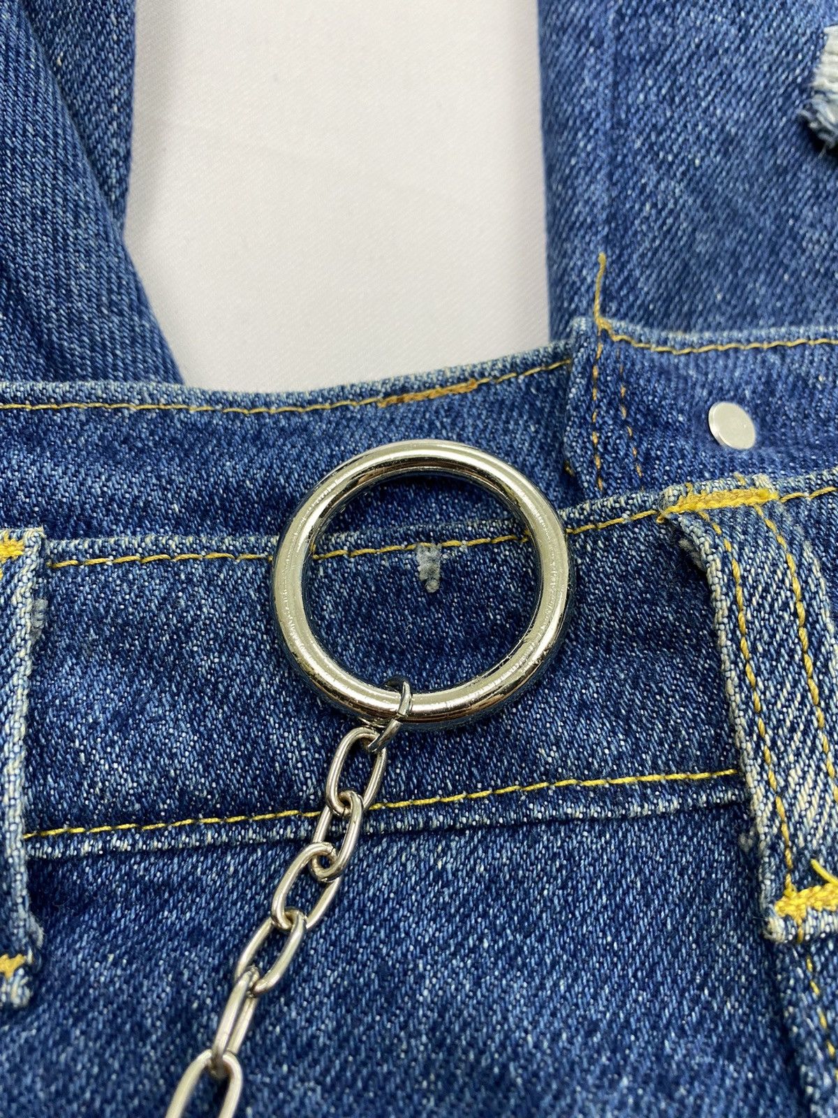 Lee Lee X Sample Reworked Distressed Jeans Size US 32 / EU 48 - 14 Thumbnail