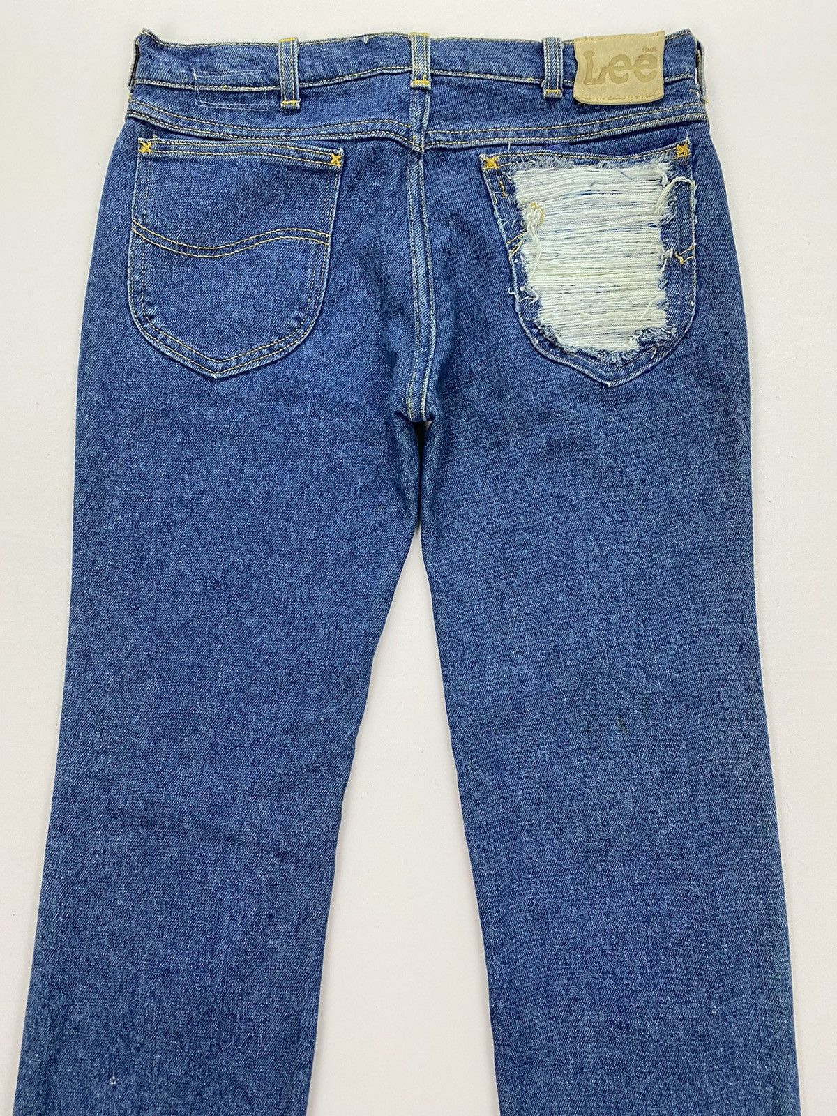 Lee Lee X Sample Reworked Distressed Jeans Size US 32 / EU 48 - 4 Thumbnail
