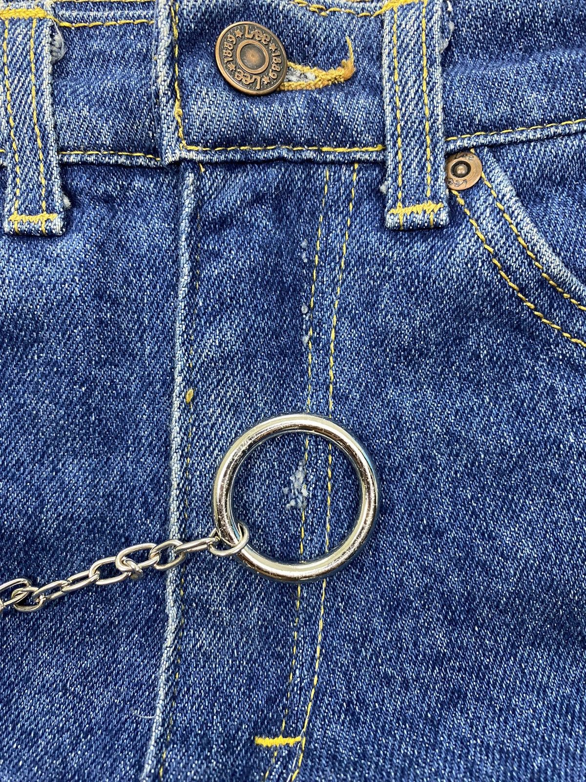 Lee Lee X Sample Reworked Distressed Jeans Size US 32 / EU 48 - 16 Thumbnail