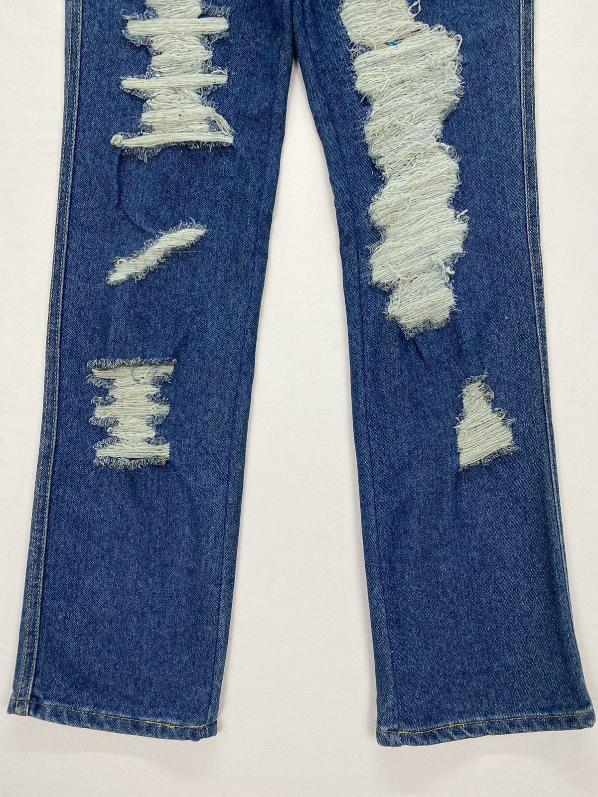 Lee Lee X Sample Reworked Distressed Jeans Size US 32 / EU 48 - 5 Thumbnail