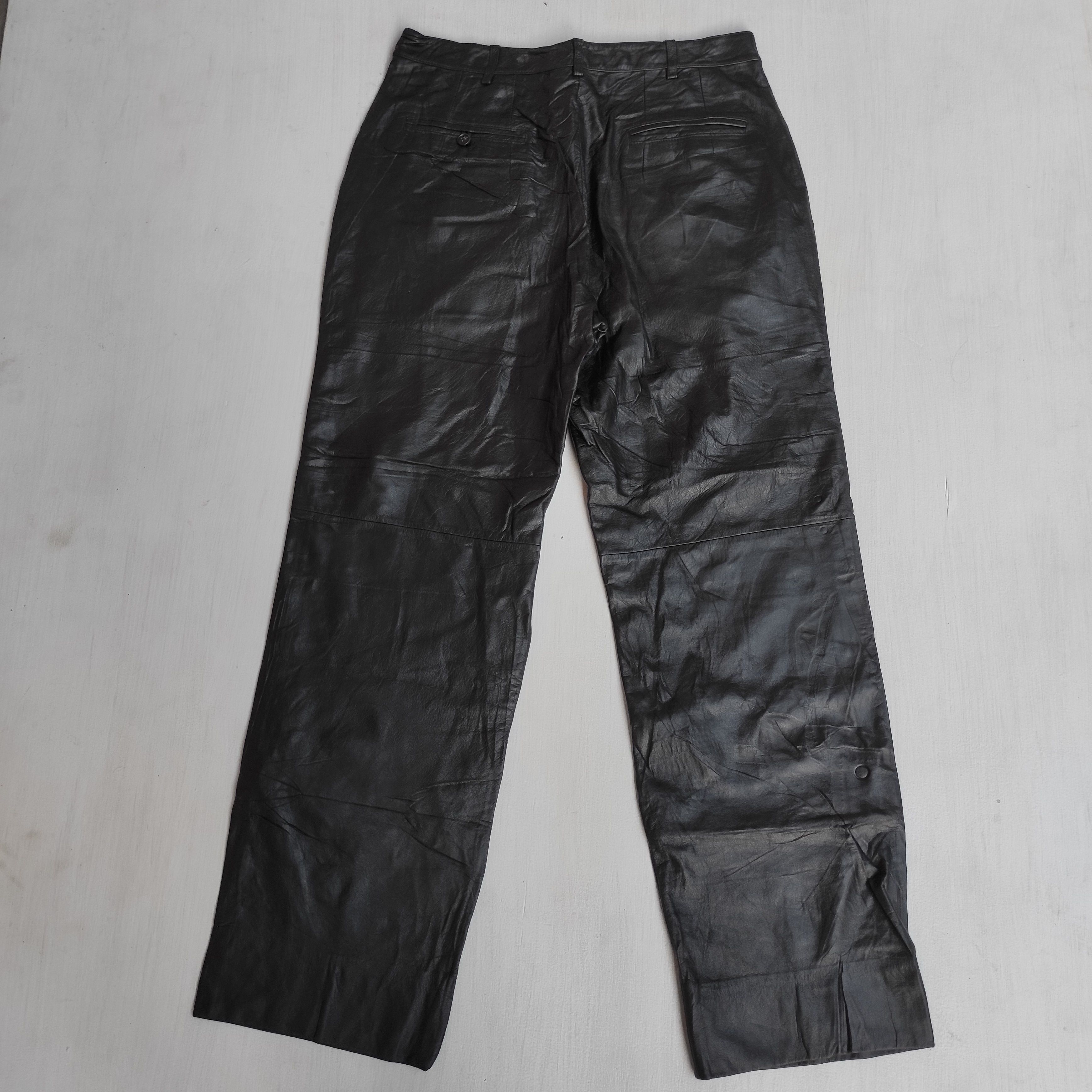 Firenze Vintage Zanobetti Firenze Italy Leather Pants Size US 30 / EU 46 - 7 Thumbnail