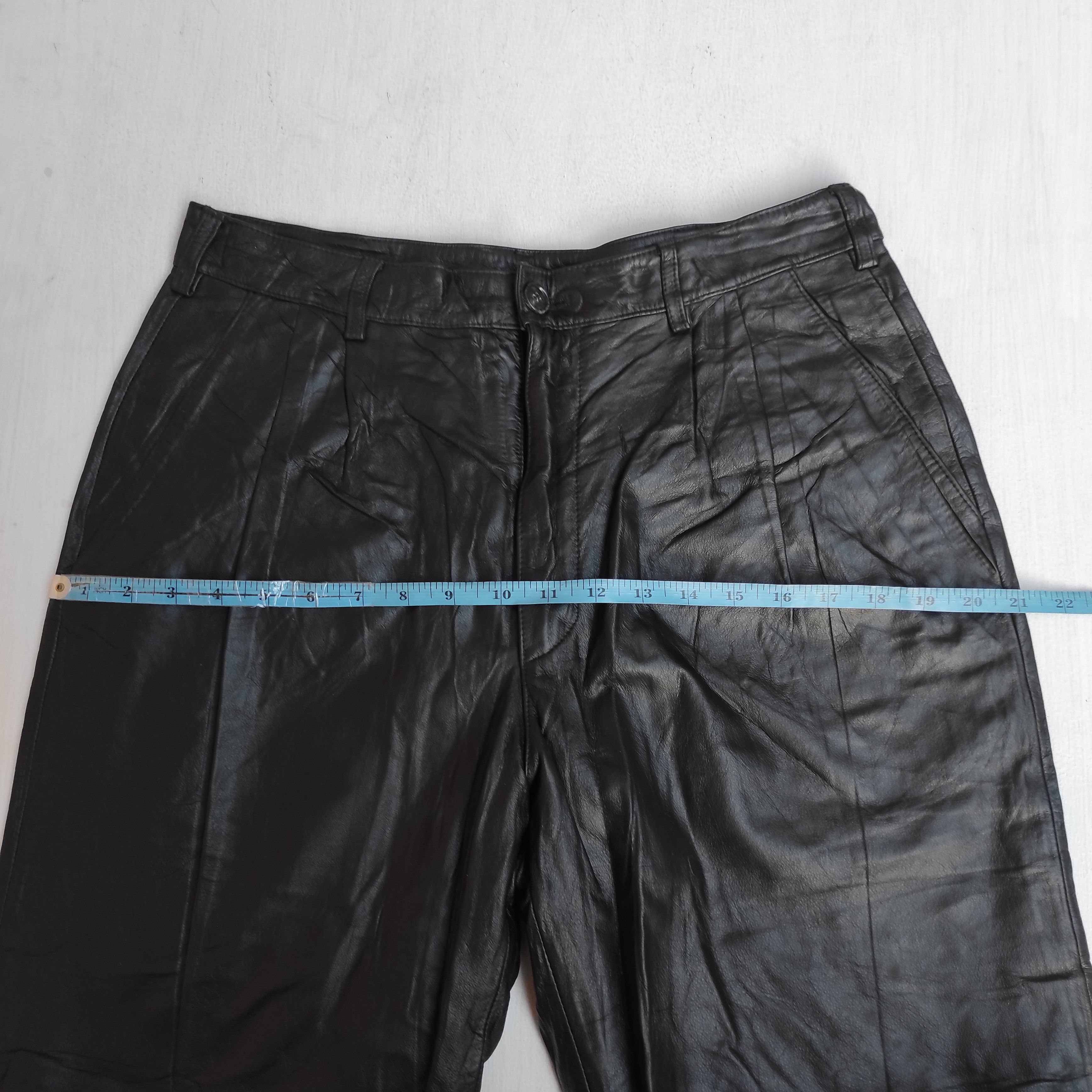 Firenze Vintage Zanobetti Firenze Italy Leather Pants Size US 30 / EU 46 - 11 Thumbnail