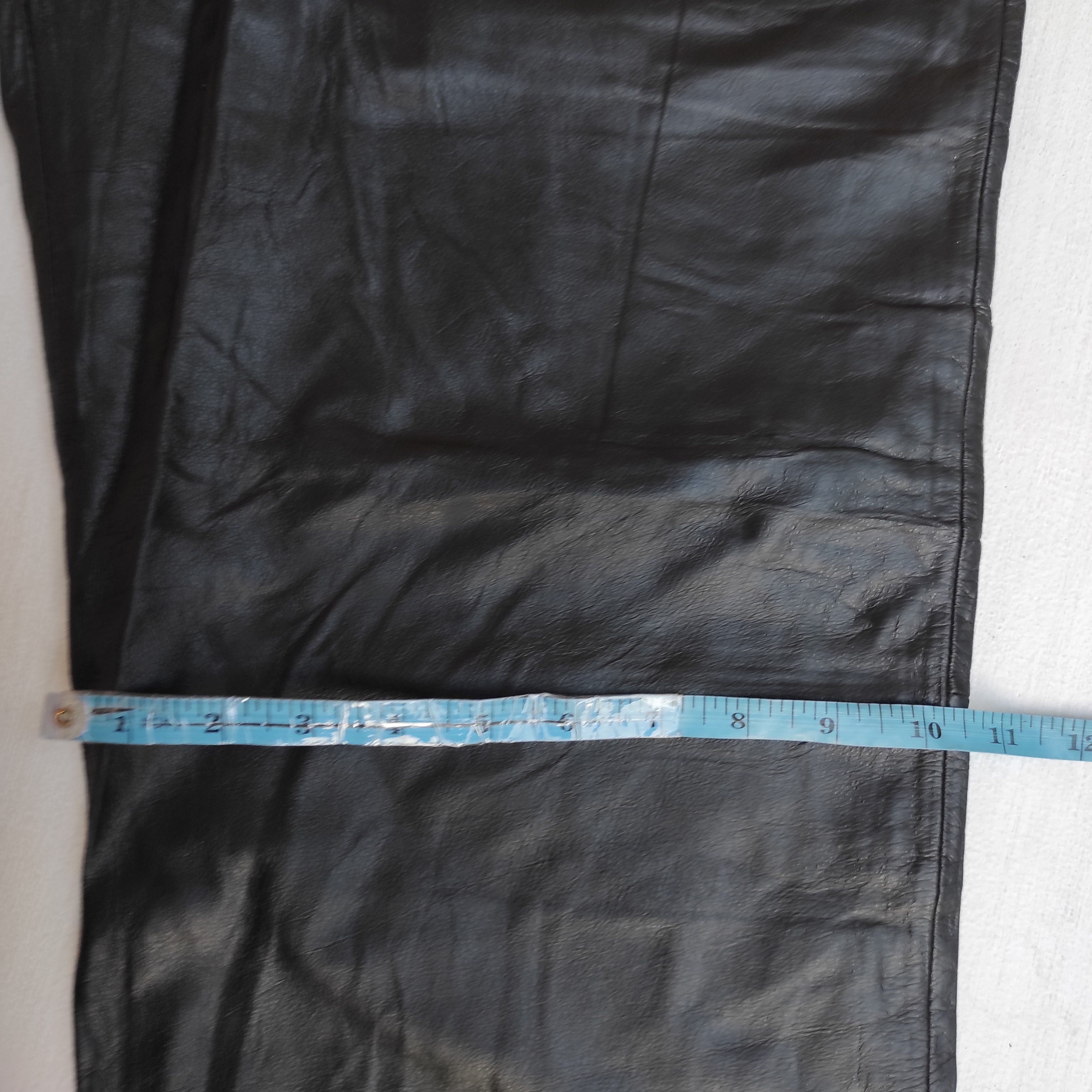 Firenze Vintage Zanobetti Firenze Italy Leather Pants Size US 30 / EU 46 - 14 Thumbnail