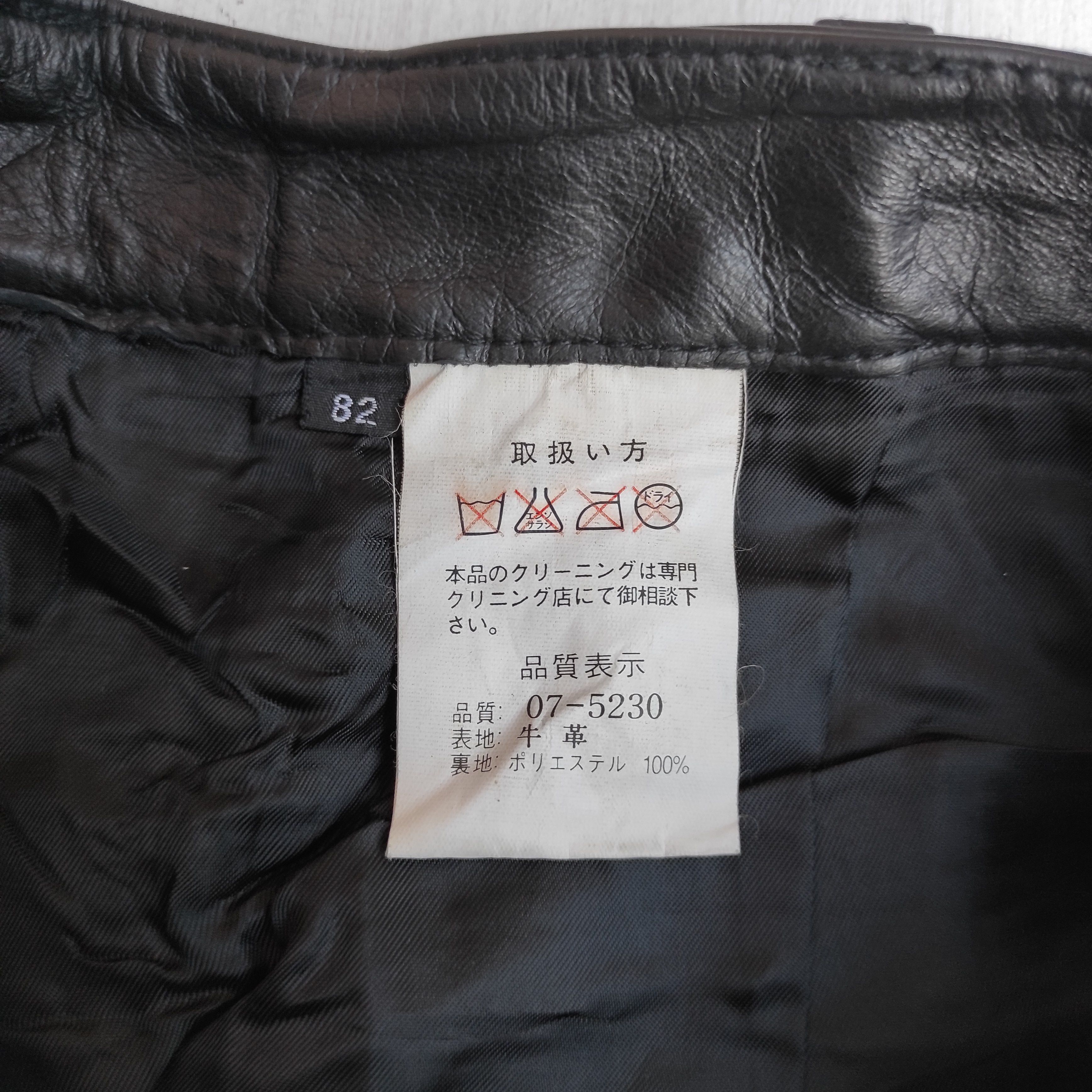 Firenze Vintage Zanobetti Firenze Italy Leather Pants Size US 30 / EU 46 - 5 Thumbnail