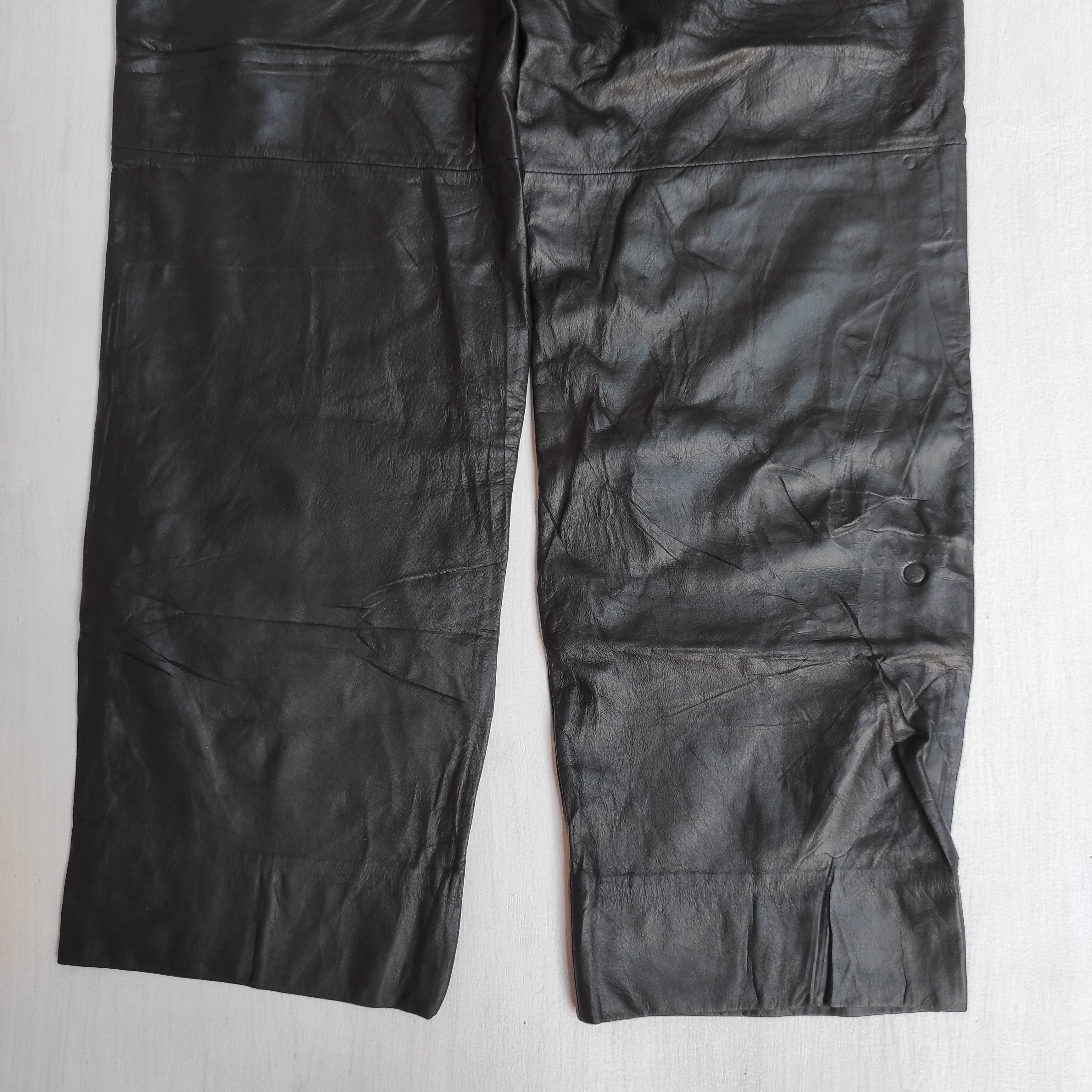 Firenze Vintage Zanobetti Firenze Italy Leather Pants Size US 30 / EU 46 - 9 Thumbnail