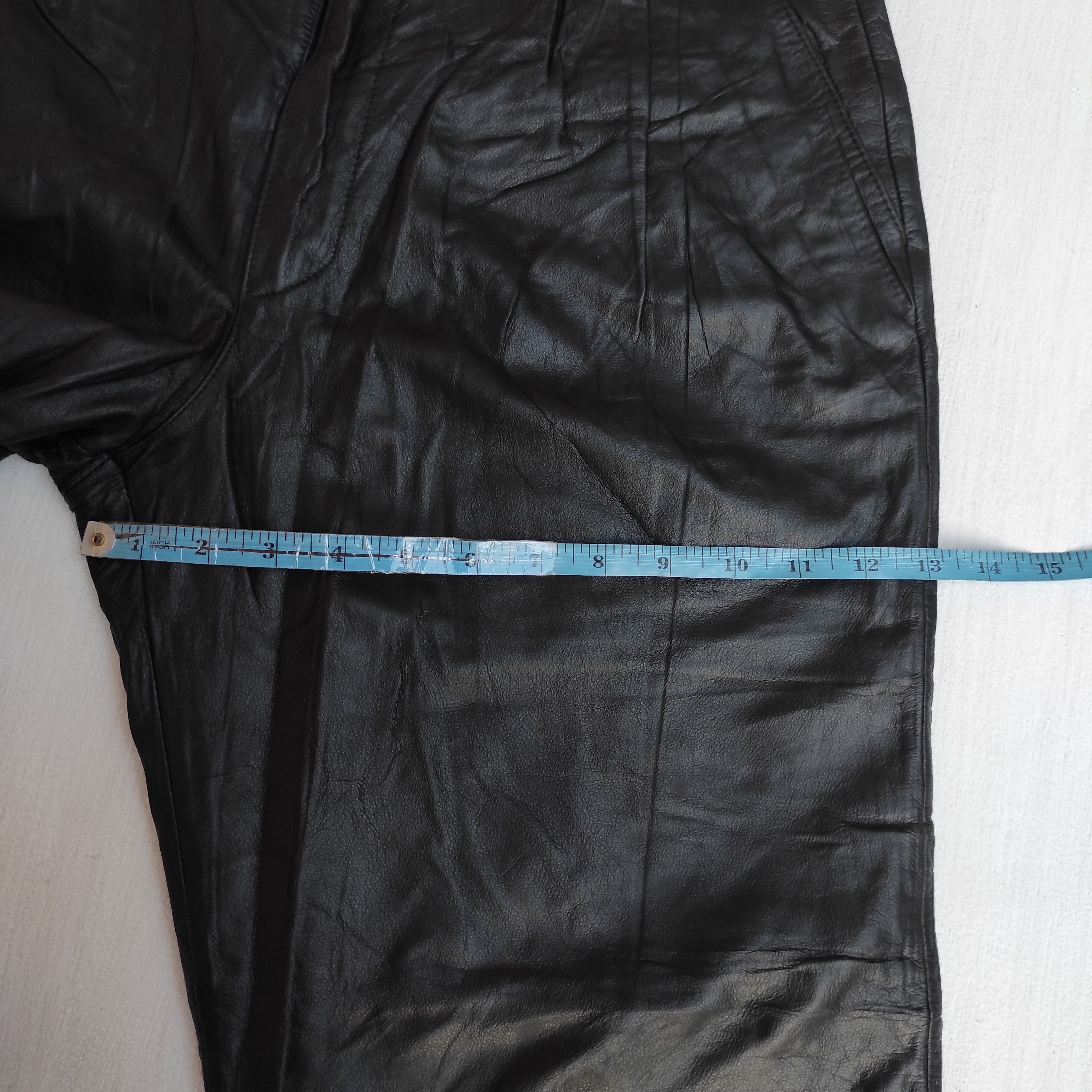 Firenze Vintage Zanobetti Firenze Italy Leather Pants Size US 30 / EU 46 - 13 Thumbnail