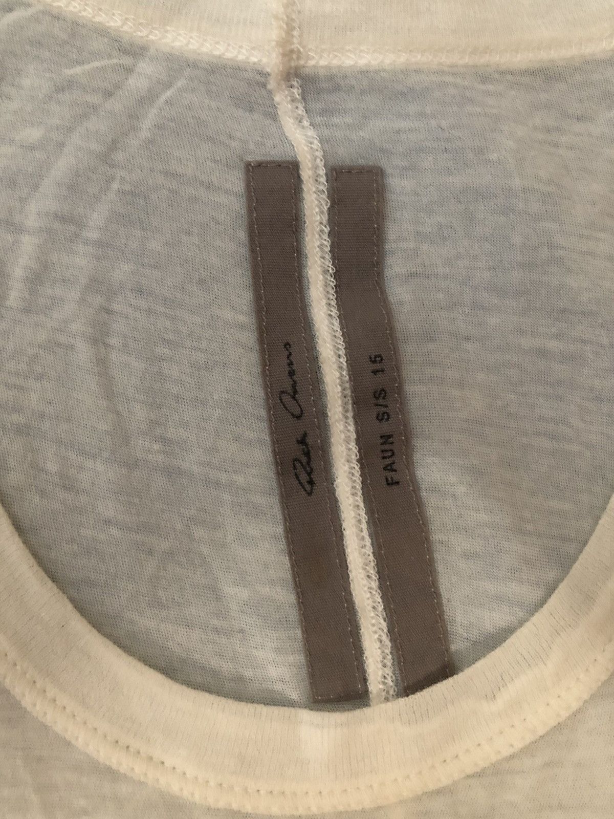 Rick Owens Rick Owens ss15 Faun tank top Size S / US 4 / IT 40 - 4 Thumbnail