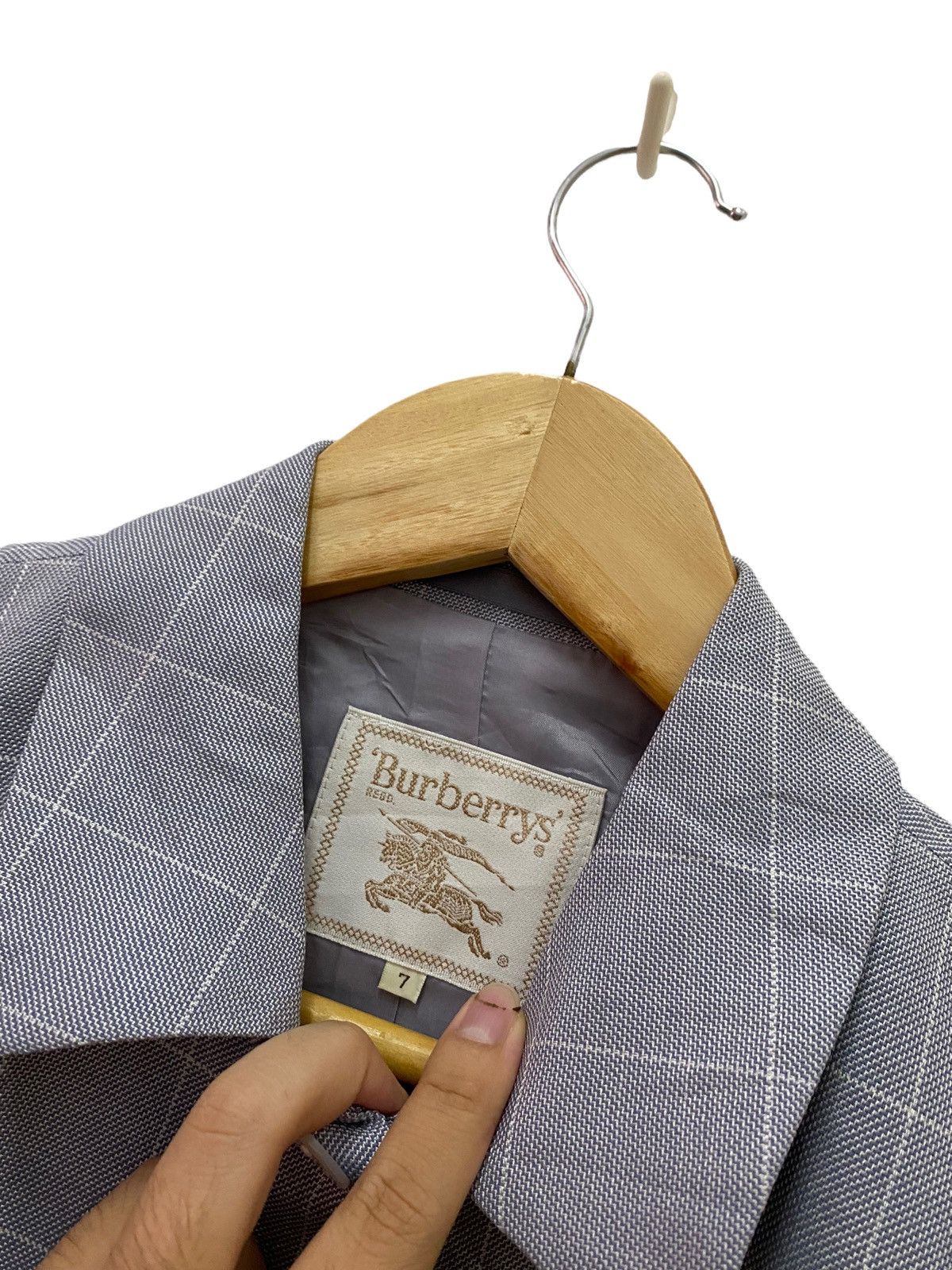 Burberry × Vintage Vintage Burberrys Blazer for Women Size S / US 4 / IT 40 - 2 Thumbnail