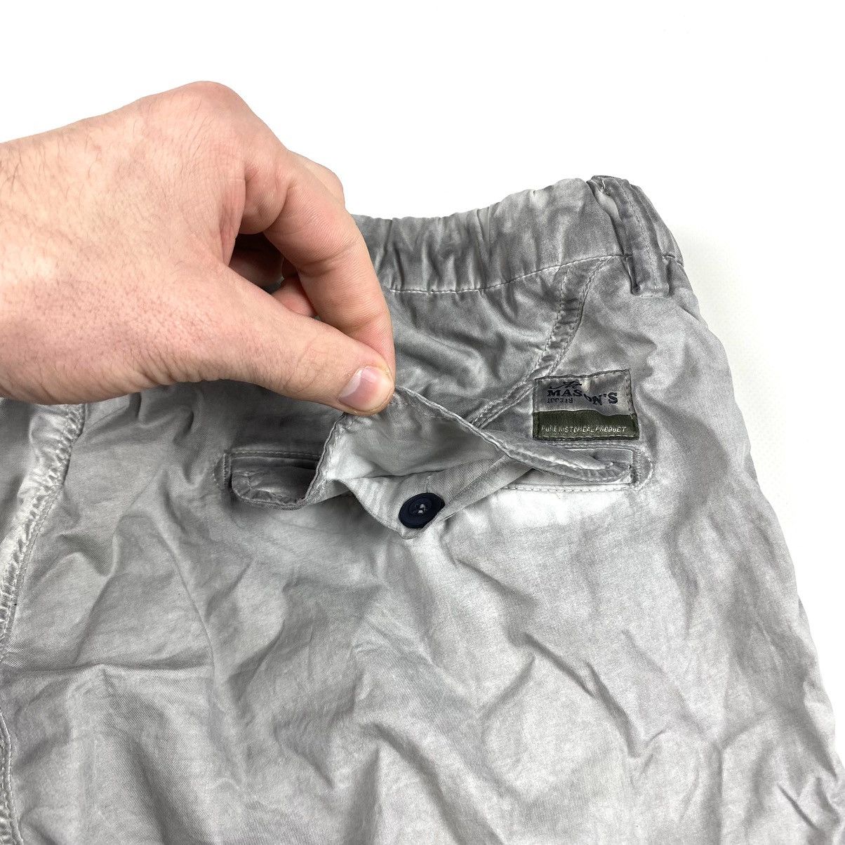 Mason's Rare! Vintage Masons Shorts Stonewash Size US 34 / EU 50 - 16 Thumbnail
