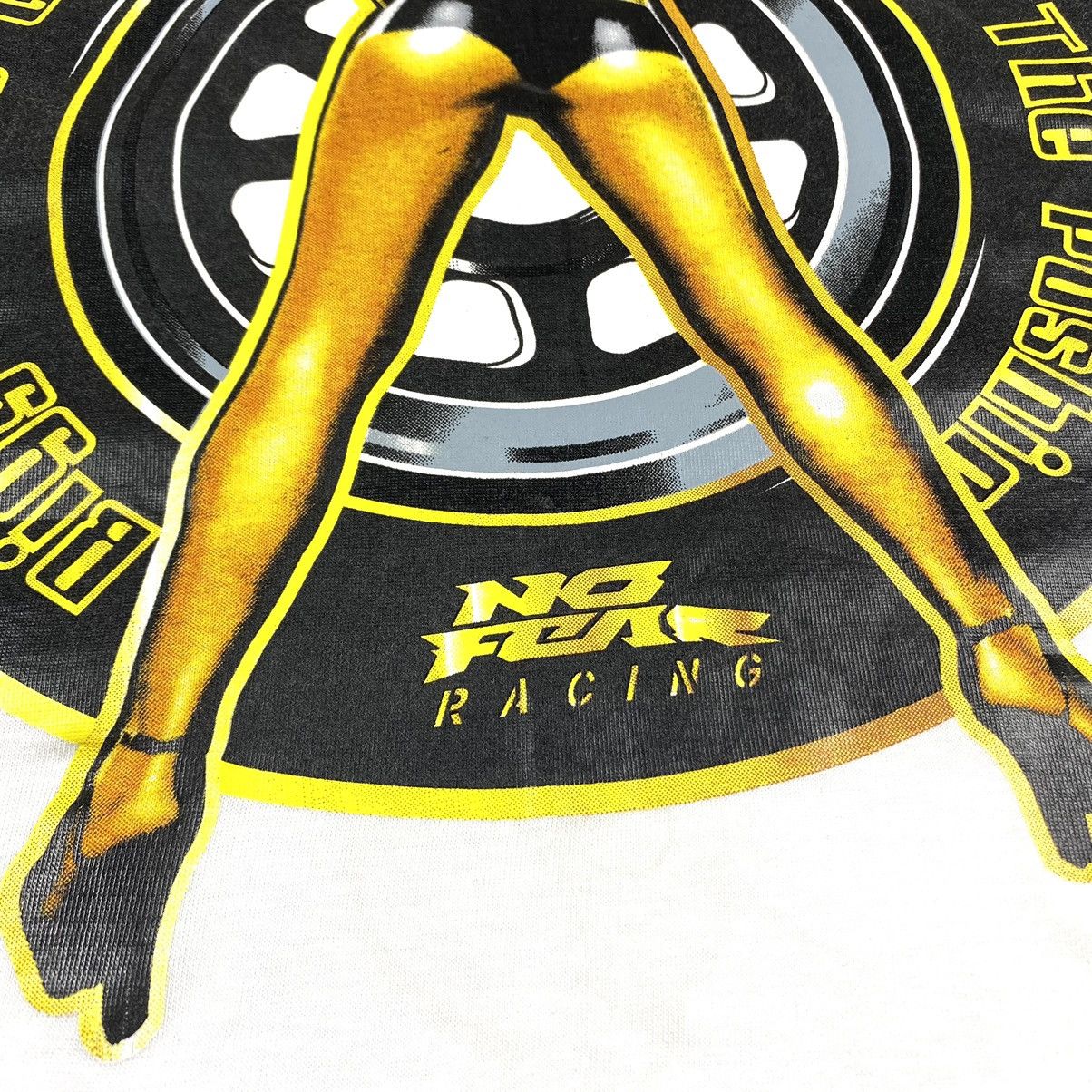 Japanese Brand Vintage Pin Up Nude Sexy Girl Racing T Shirt Y2K Hype Size US XXL / EU 58 / 5 - 4 Thumbnail