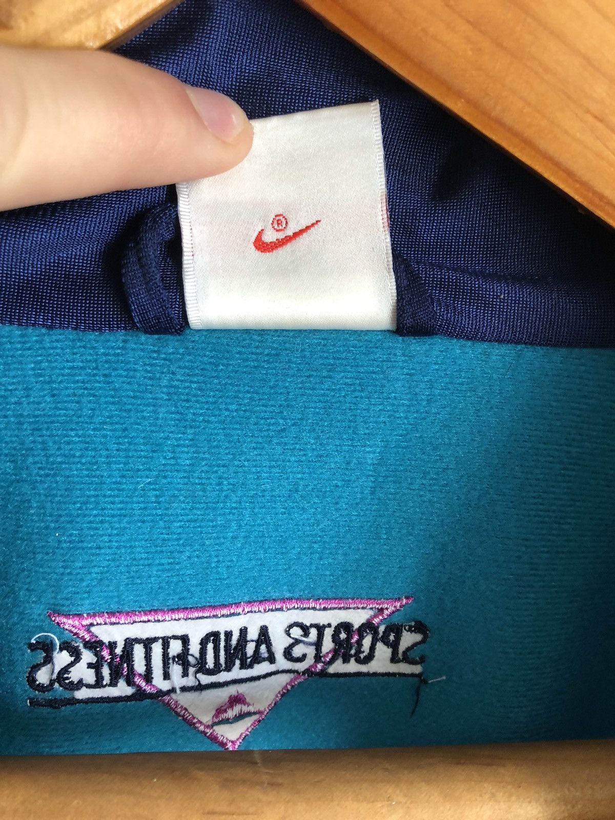 Nike × Vintage Vintage 80s Nike Oregon Beverton Track Jacket Y2k Swoosh Size US XL / EU 56 / 4 - 12 Thumbnail