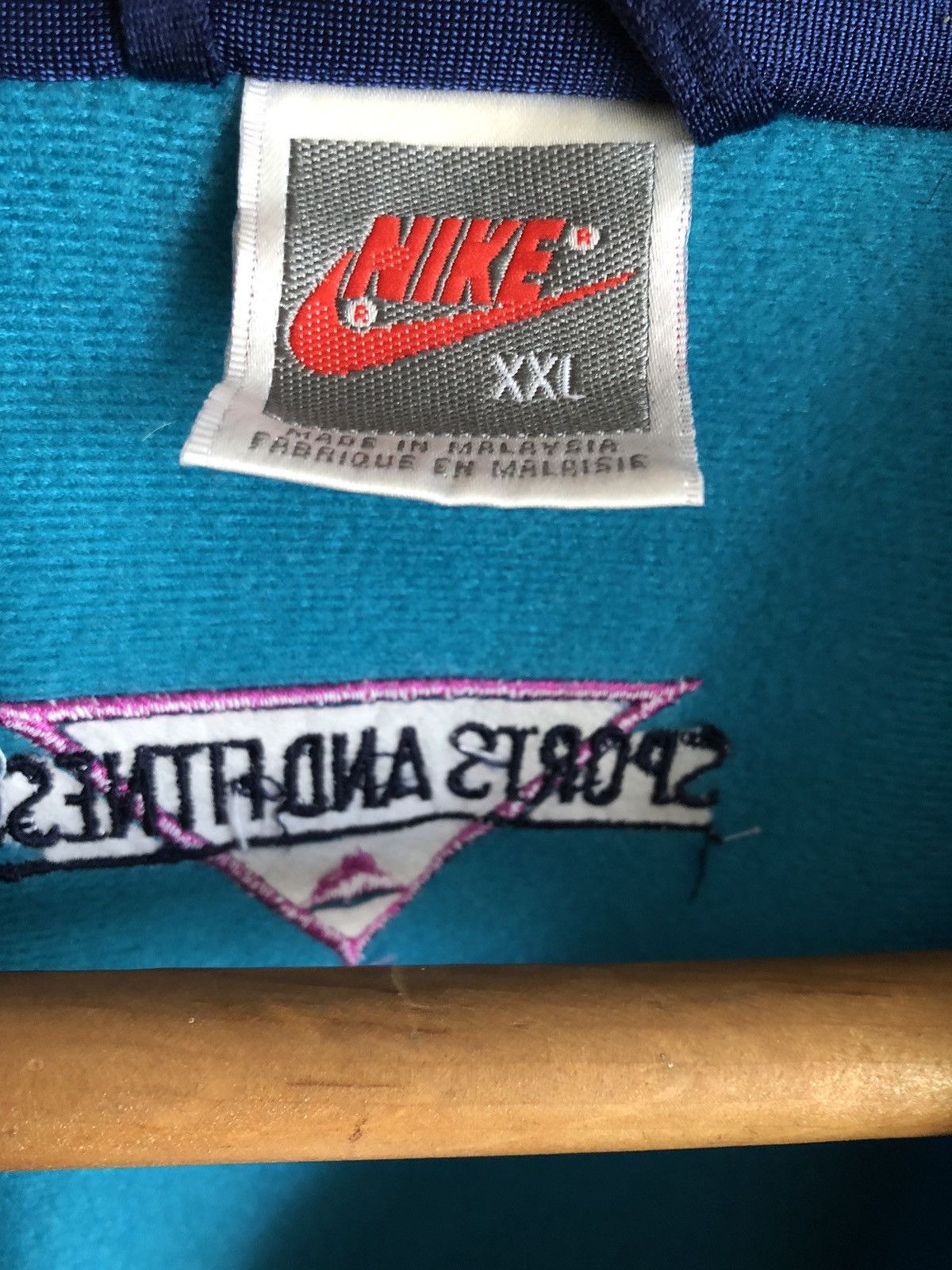 Nike × Vintage Vintage 80s Nike Oregon Beverton Track Jacket Y2k Swoosh Size US XL / EU 56 / 4 - 11 Thumbnail