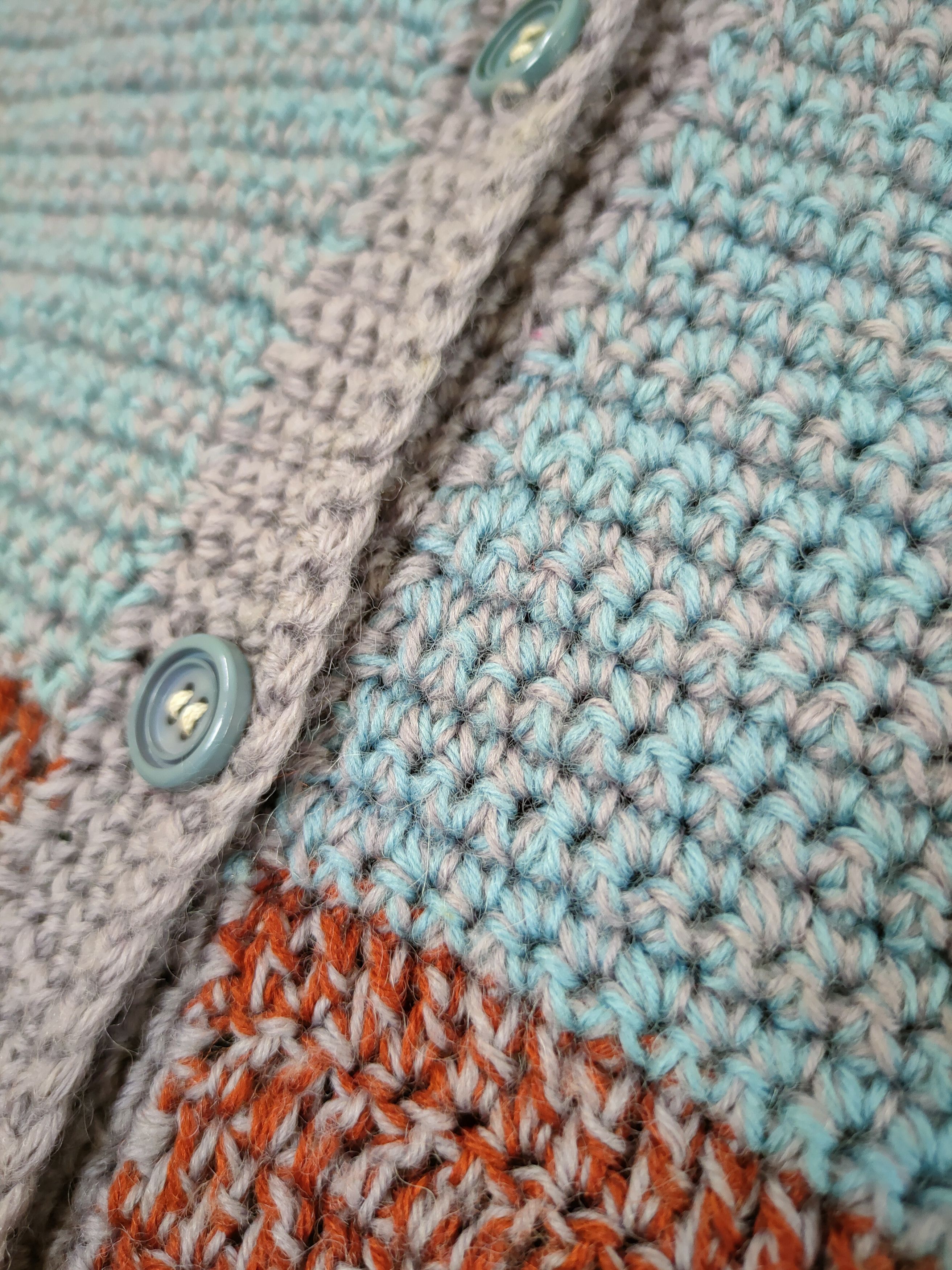 Handmade DL Vintage handmade knitwear vest cable knit #46-568 Size US S / EU 44-46 / 1 - 4 Thumbnail
