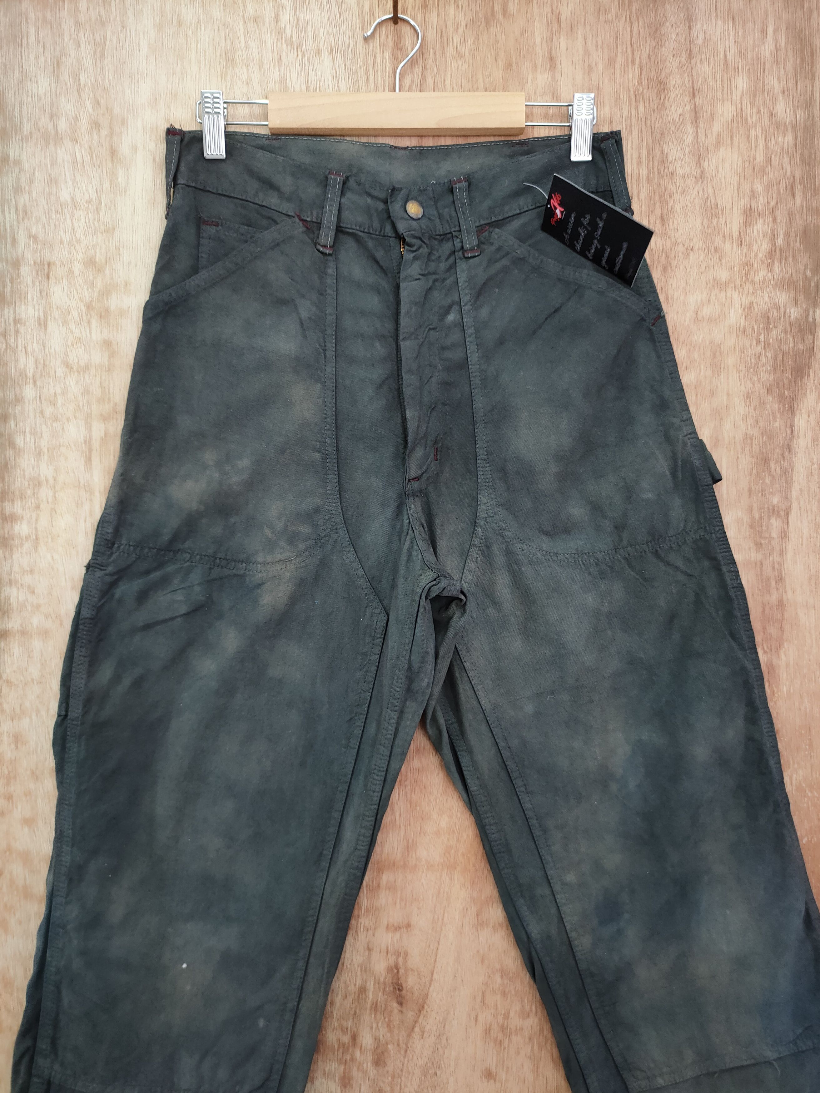 Carhartt carhartt thrased faded multipocket cargo pants #46-076DLL Size US 28 / EU 44 - 4 Thumbnail