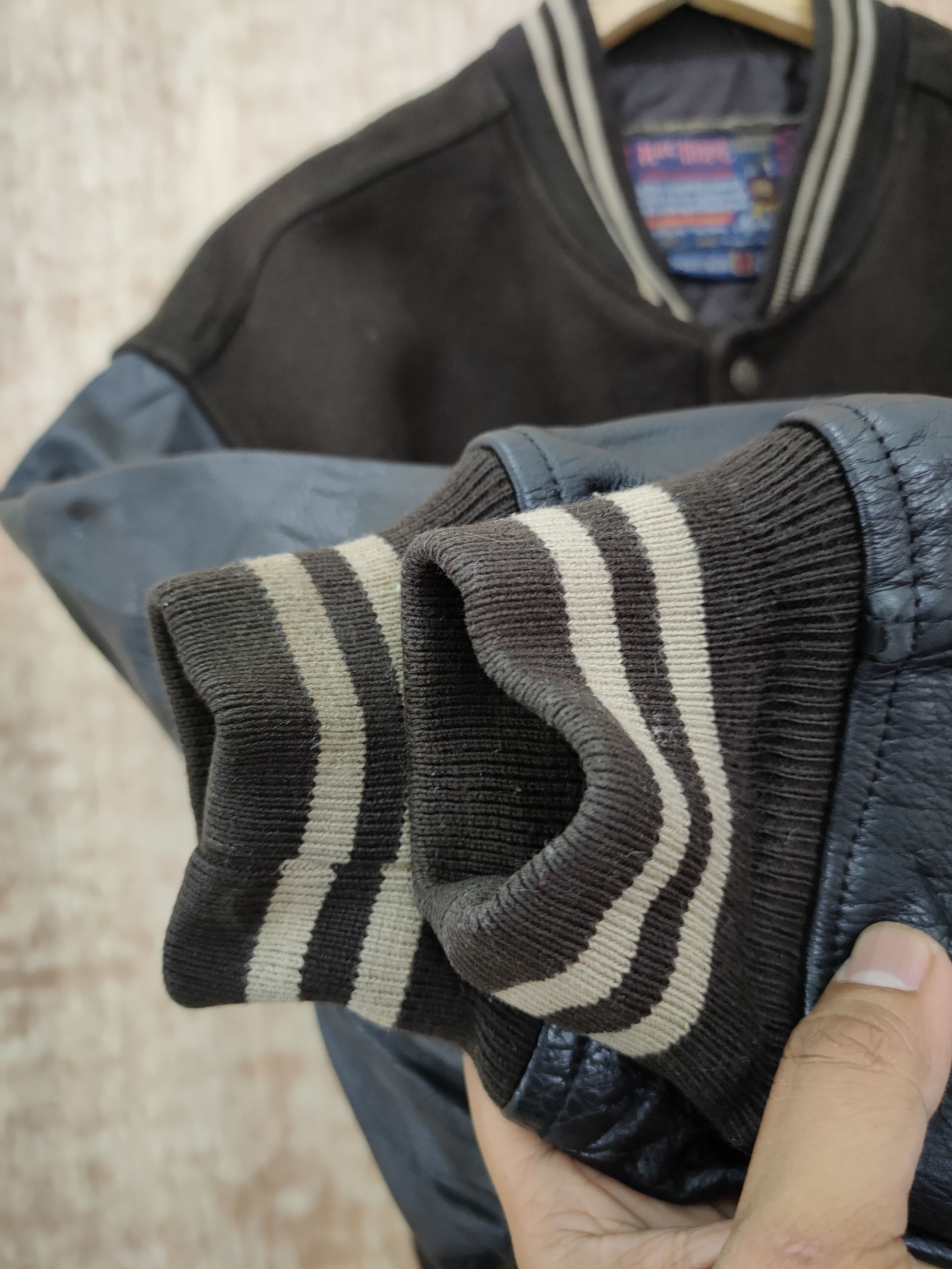 Vintage MacHope Stadium wool varsity jacket vintage #4095DLAL Size US L / EU 52-54 / 3 - 13 Thumbnail