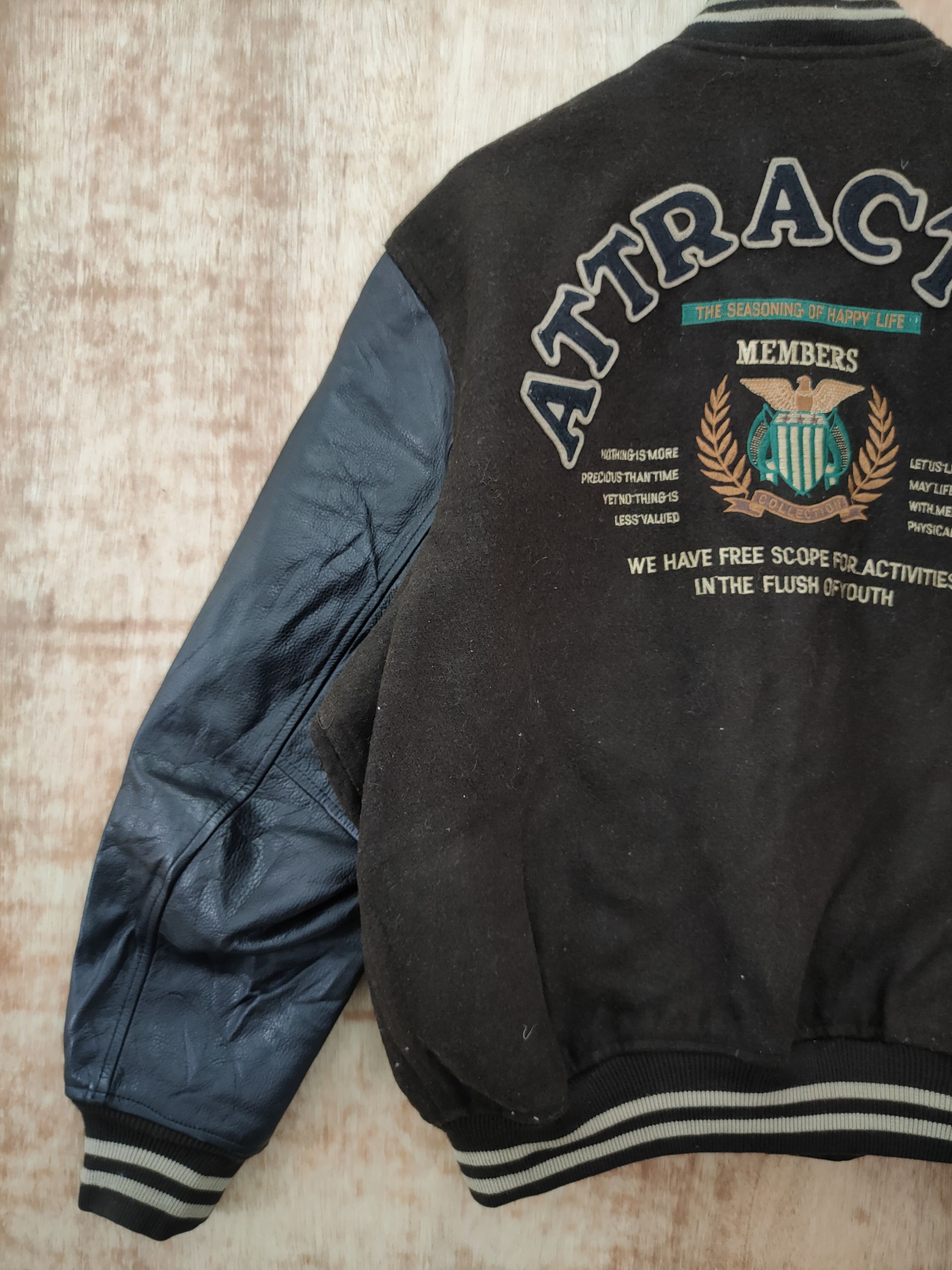 Vintage MacHope Stadium wool varsity jacket vintage #4095DLAL Size US L / EU 52-54 / 3 - 2 Thumbnail