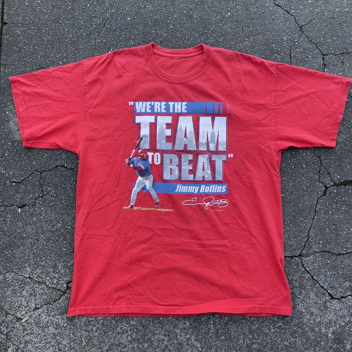 2007 Jimmy Rollins Philadelphia Phillies Shirt