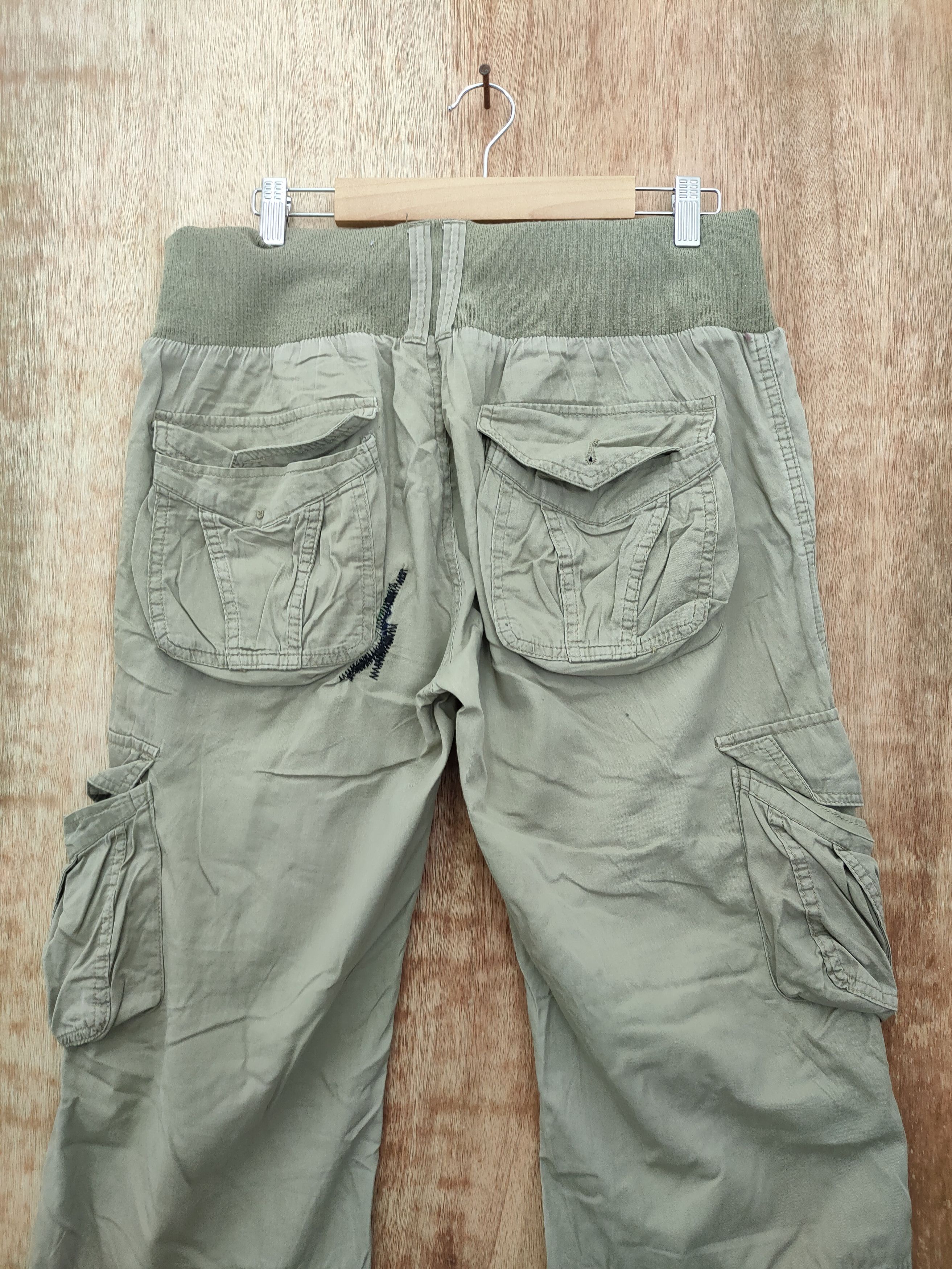 Japanese Brand DL japan vintage distressed cargo spring pants #46-043 Size 32" / US 10 / IT 46 - 9 Thumbnail