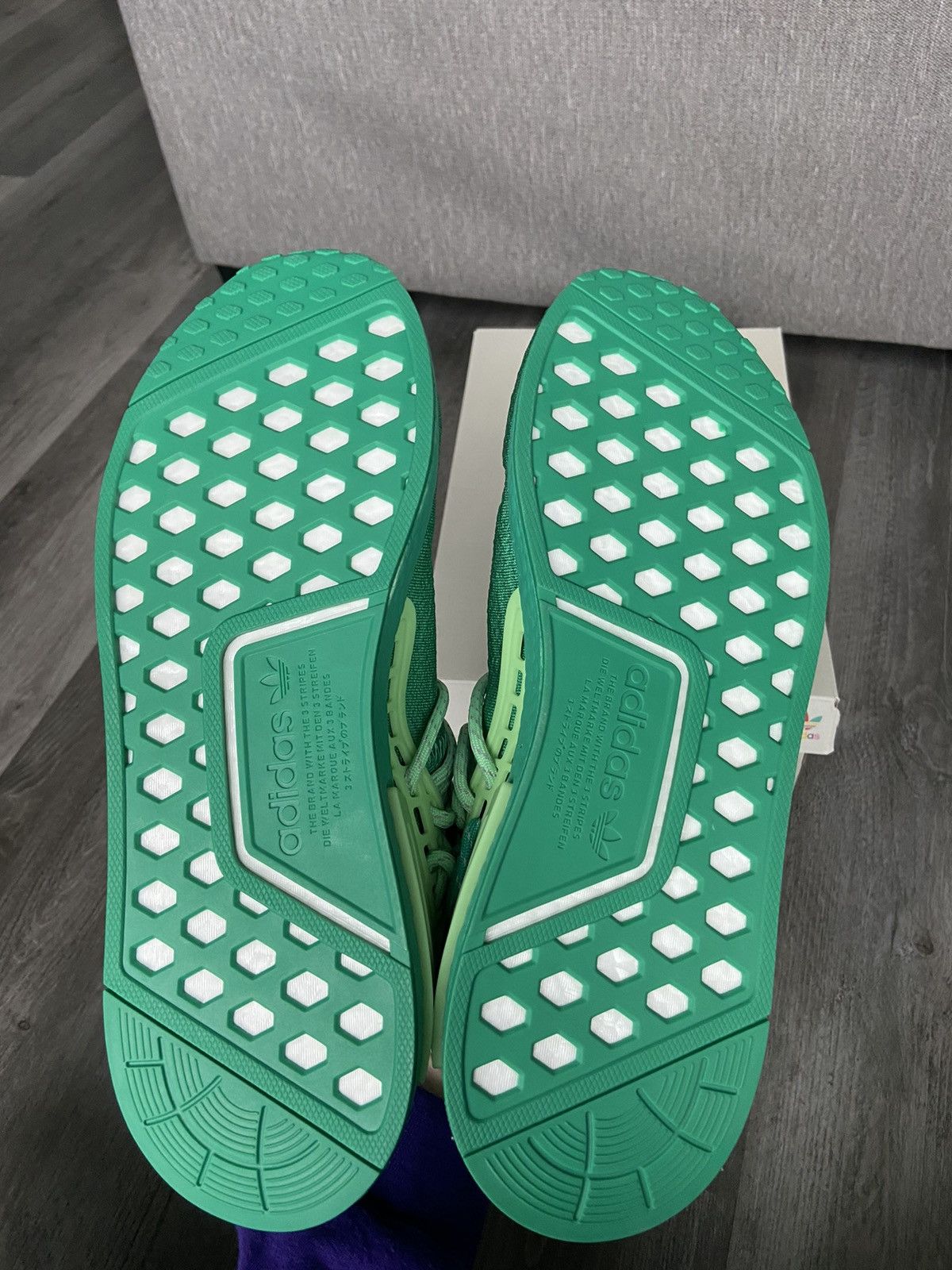 Adidas × Pharrell Pharrell HU NMD Size US 12 / EU 45 - 5 Thumbnail