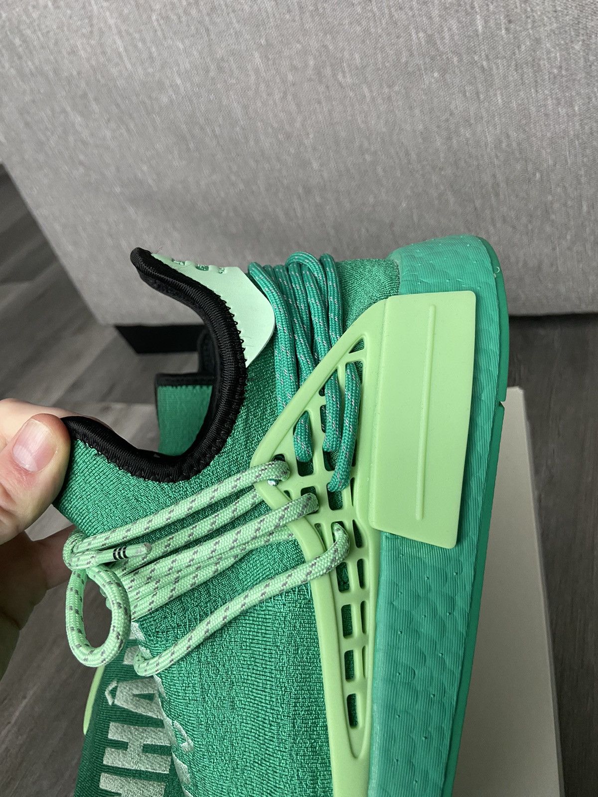 Adidas × Pharrell Pharrell HU NMD Size US 12 / EU 45 - 7 Thumbnail