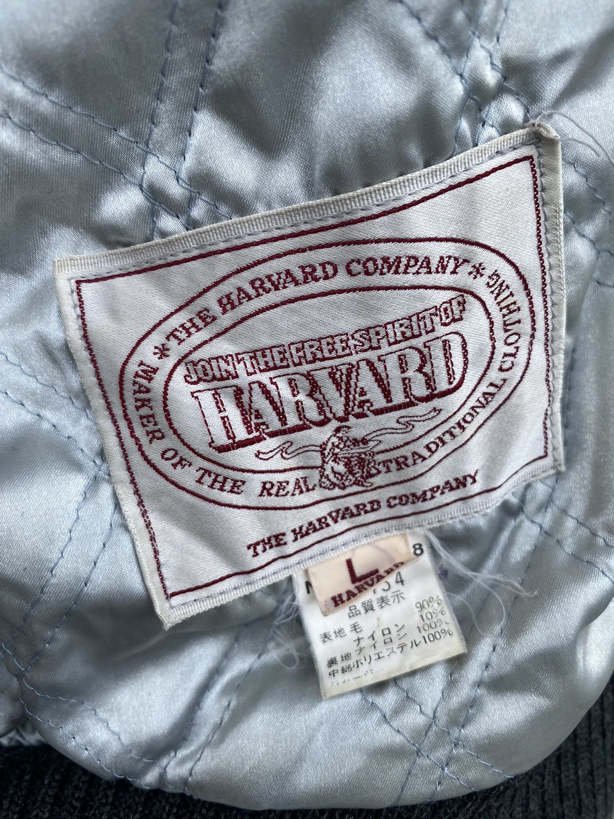 Vintage VINTAGE HARVARD COWBOY PUNK GORPCORE WOOL STADIUM IVY TEDDY Size US M / EU 48-50 / 2 - 7 Thumbnail