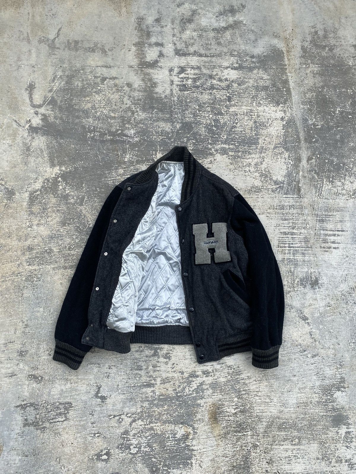 Vintage VINTAGE HARVARD COWBOY PUNK GORPCORE WOOL STADIUM IVY TEDDY Size US M / EU 48-50 / 2 - 3 Thumbnail