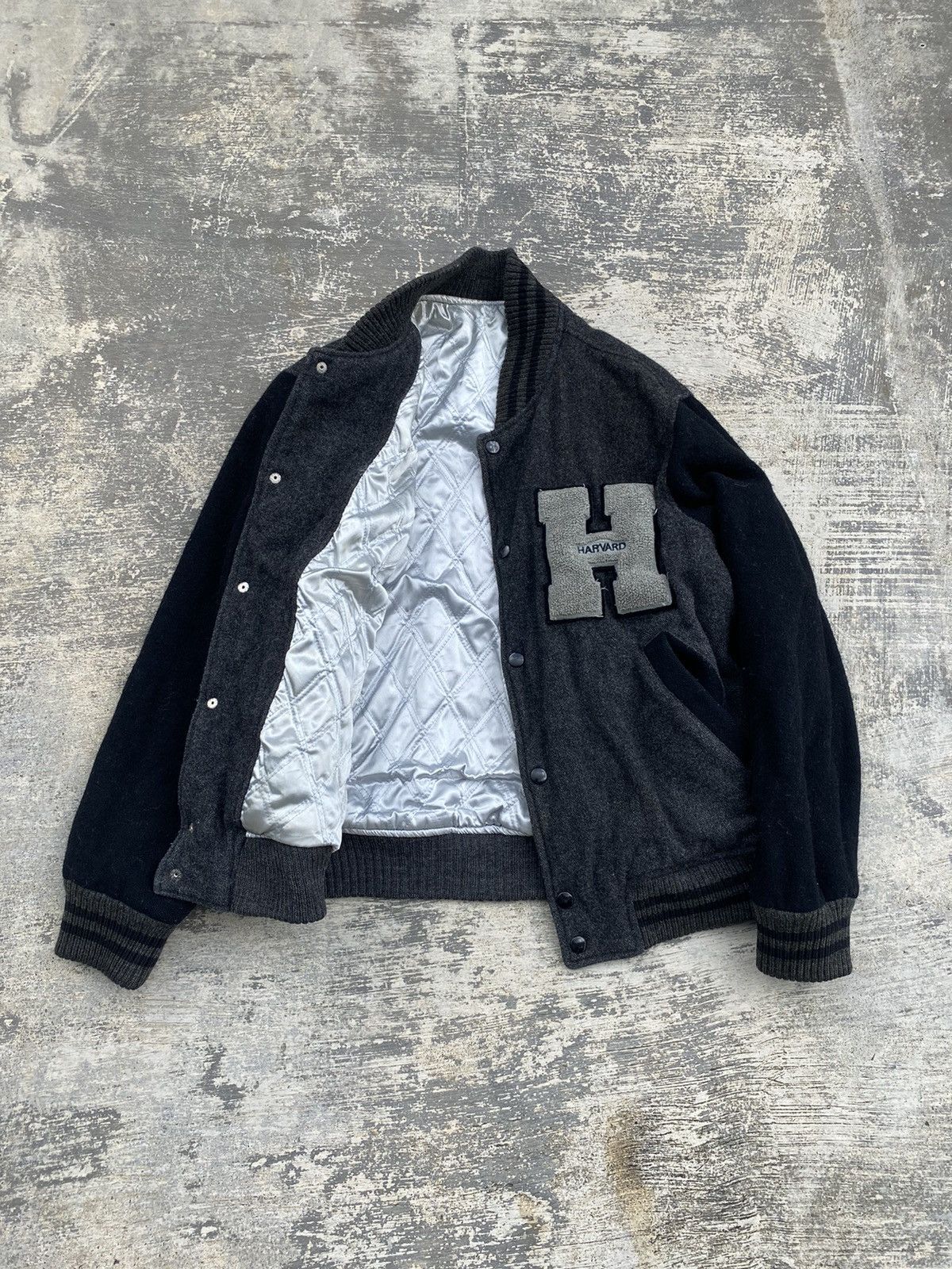 Vintage VINTAGE HARVARD COWBOY PUNK GORPCORE WOOL STADIUM IVY TEDDY Size US M / EU 48-50 / 2 - 4 Thumbnail