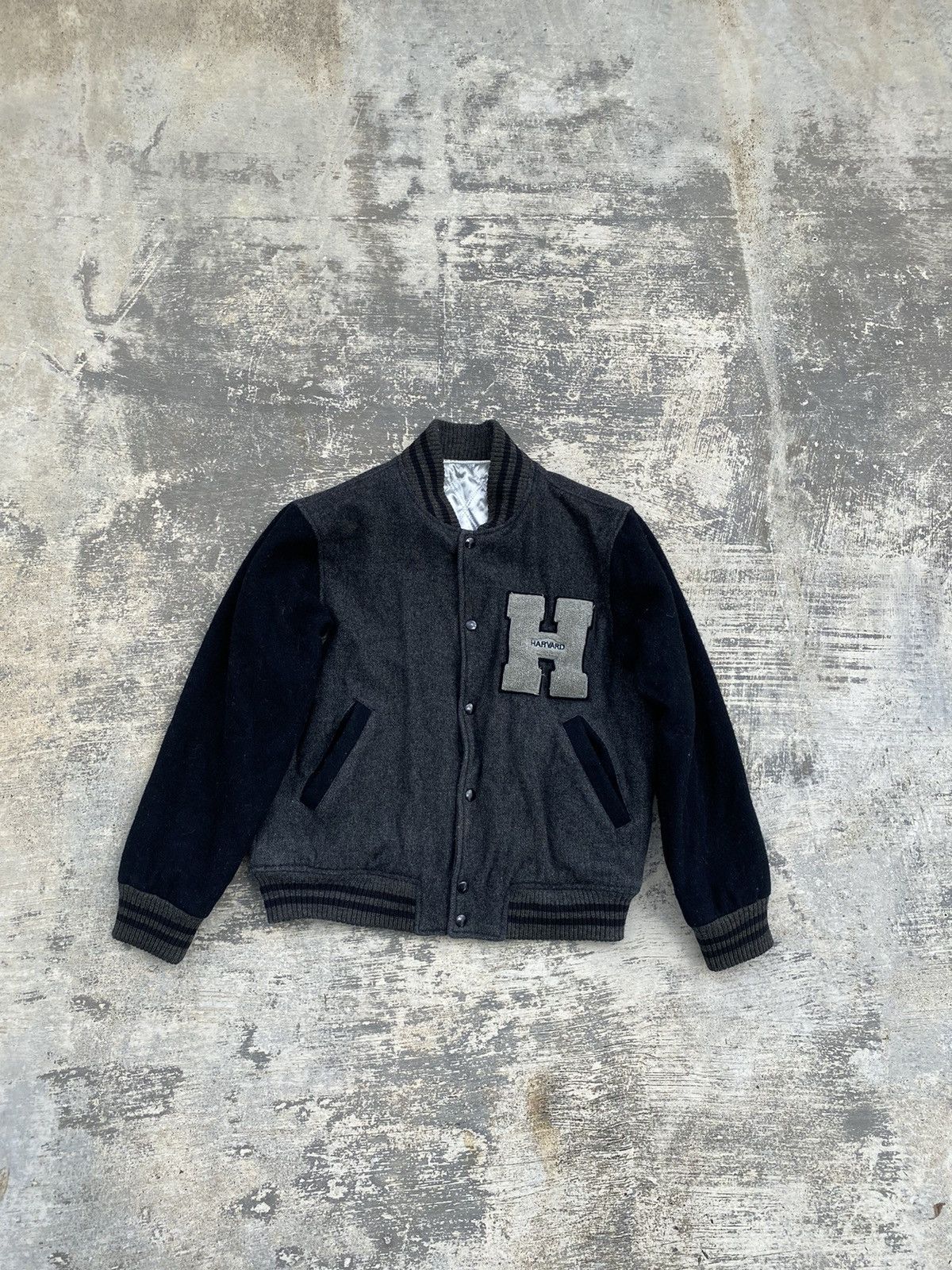 Vintage VINTAGE HARVARD COWBOY PUNK GORPCORE WOOL STADIUM IVY TEDDY Size US M / EU 48-50 / 2 - 2 Thumbnail