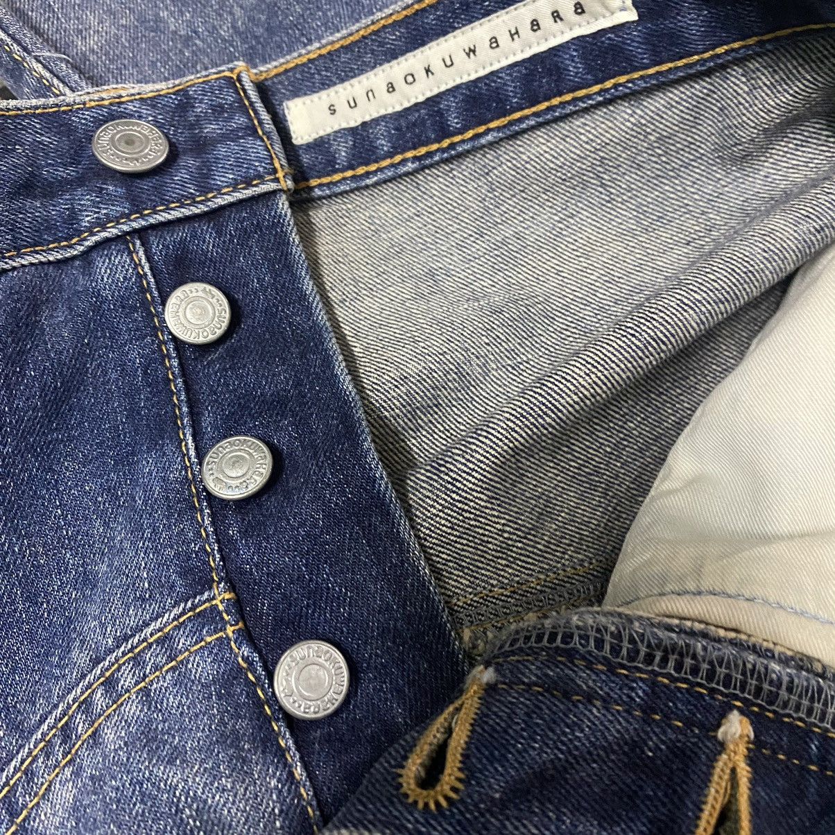 Issey Miyake Sunaokuwahara Distressed Denim Selvedge Jeans Size US 28 / EU 44 - 16 Thumbnail