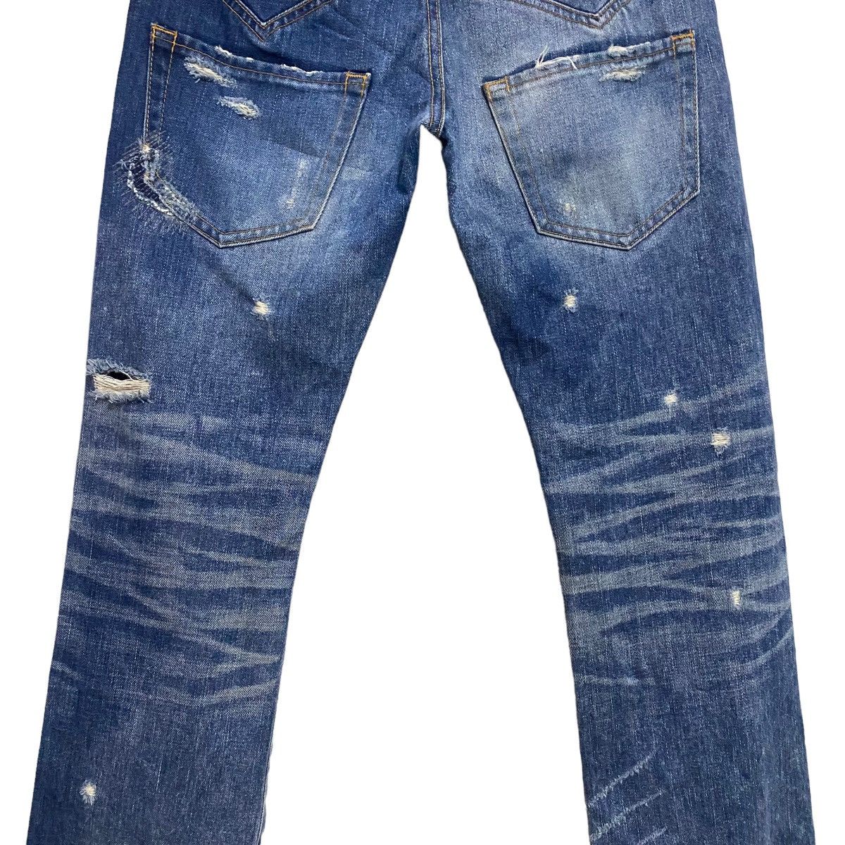 Issey Miyake Sunaokuwahara Distressed Denim Selvedge Jeans Size US 28 / EU 44 - 9 Thumbnail