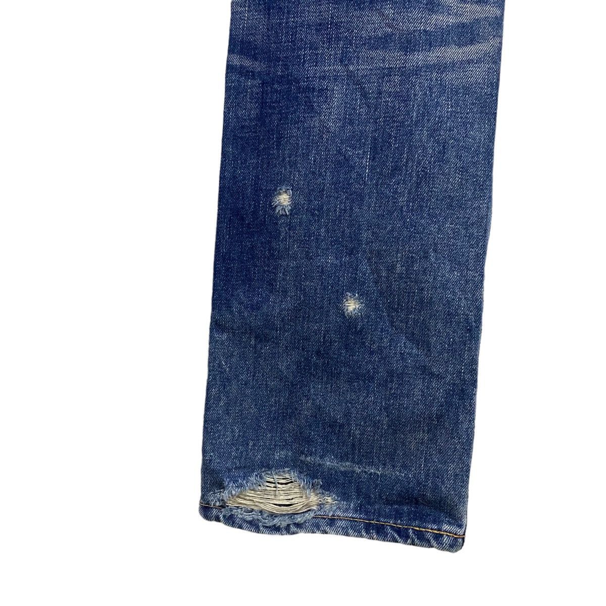 Issey Miyake Sunaokuwahara Distressed Denim Selvedge Jeans Size US 28 / EU 44 - 14 Thumbnail