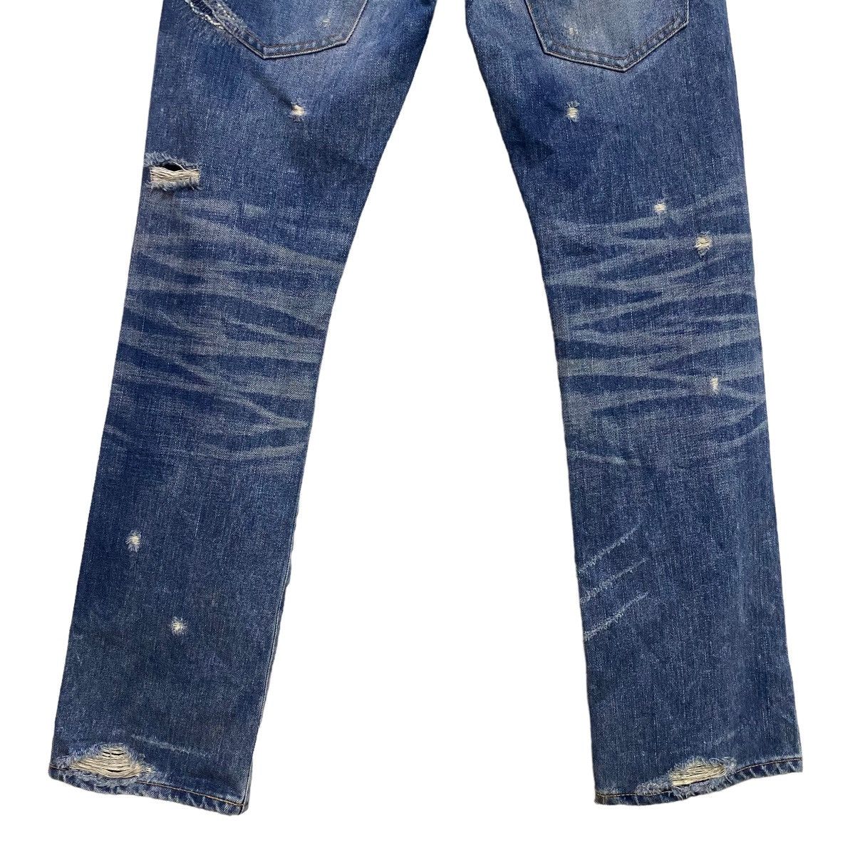 Issey Miyake Sunaokuwahara Distressed Denim Selvedge Jeans Size US 28 / EU 44 - 12 Thumbnail
