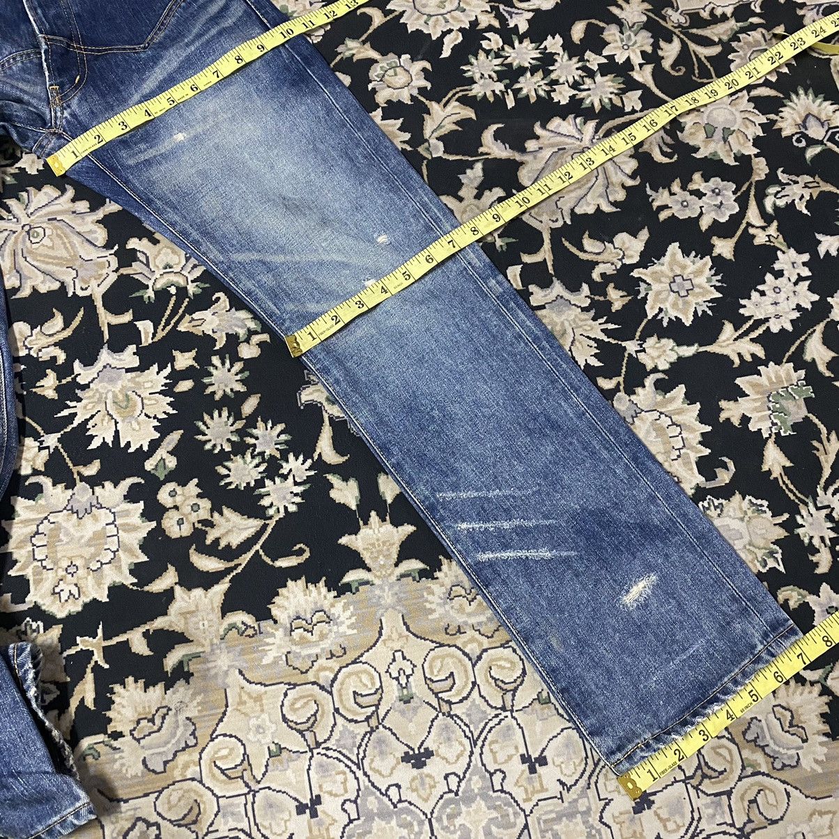 Issey Miyake Sunaokuwahara Distressed Denim Selvedge Jeans Size US 28 / EU 44 - 22 Thumbnail