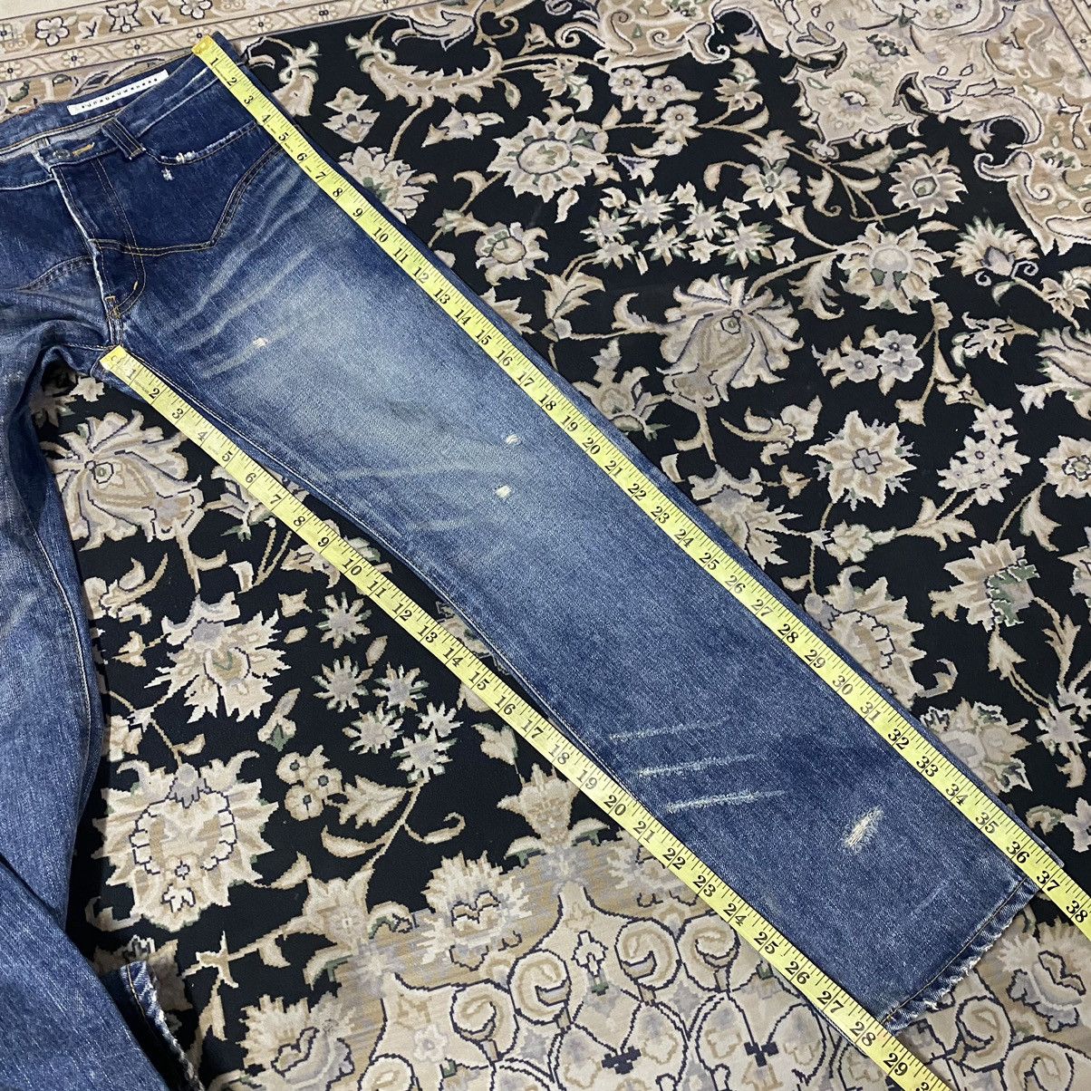 Issey Miyake Sunaokuwahara Distressed Denim Selvedge Jeans Size US 28 / EU 44 - 21 Thumbnail